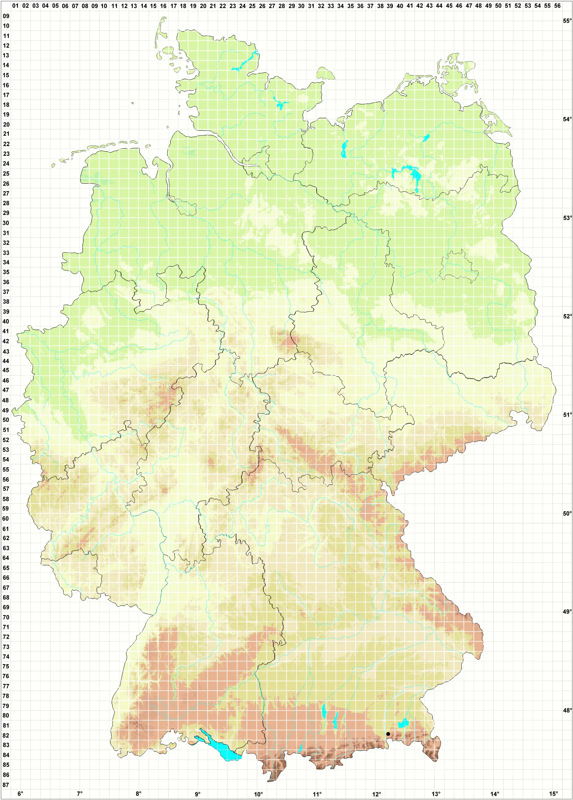 Karte E. Fischer-Wellenborn Sammelkartierung