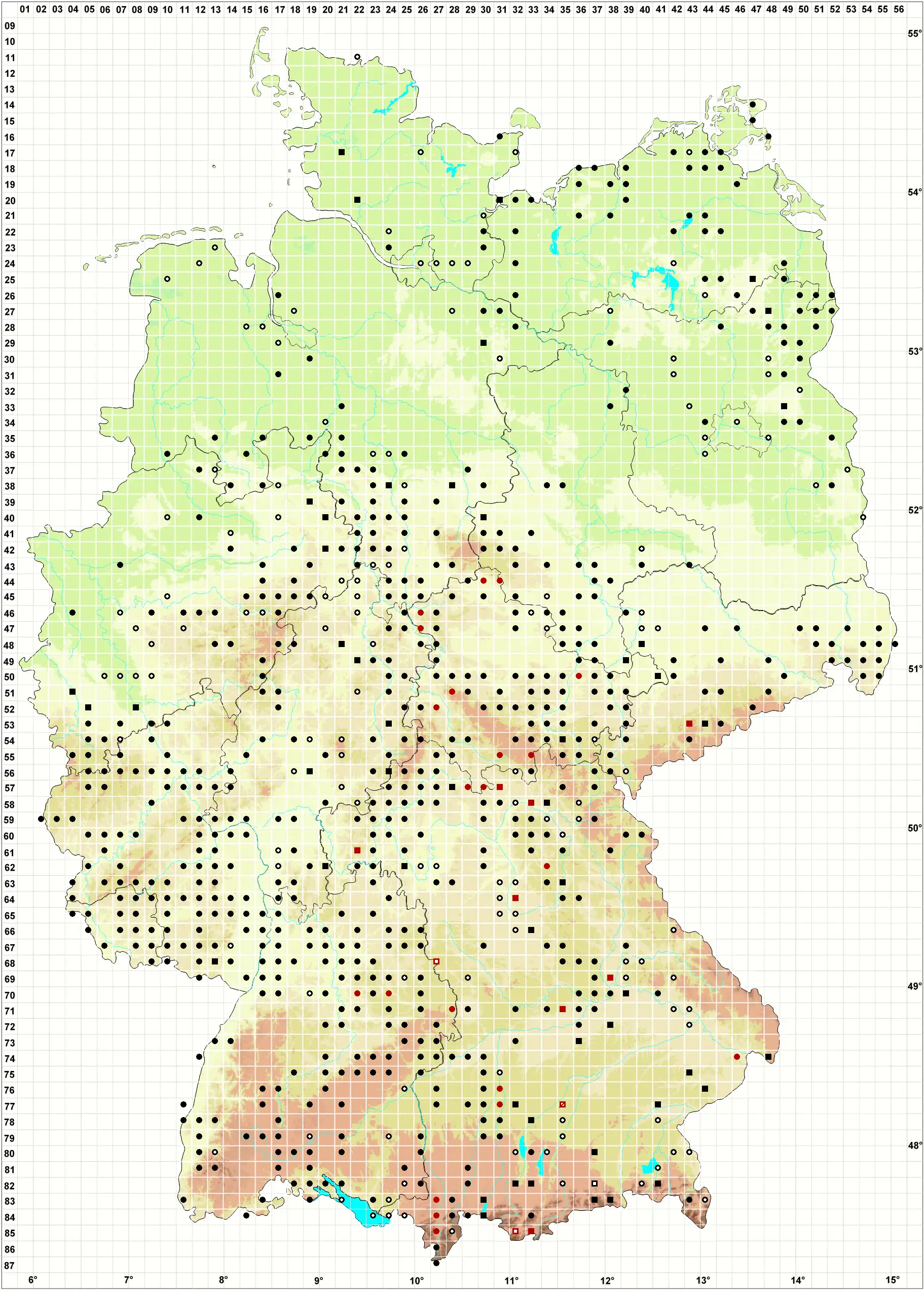 Verbreitungskarte