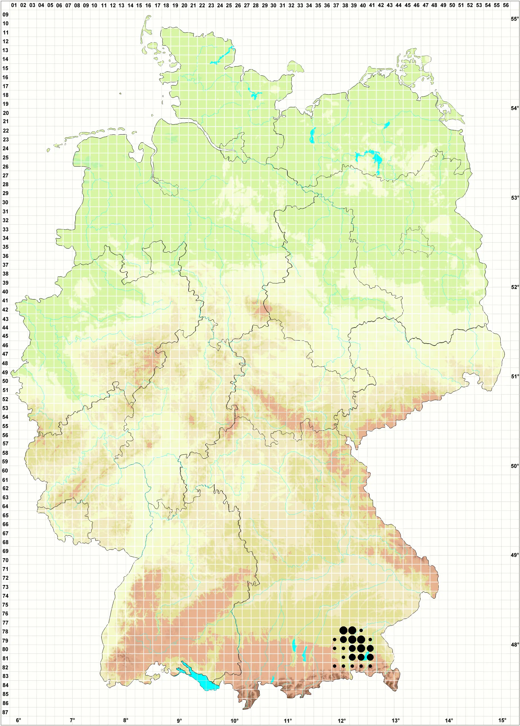 Karte S. Gey Sammelkartierung Inn-Chiemsee-Hügelland