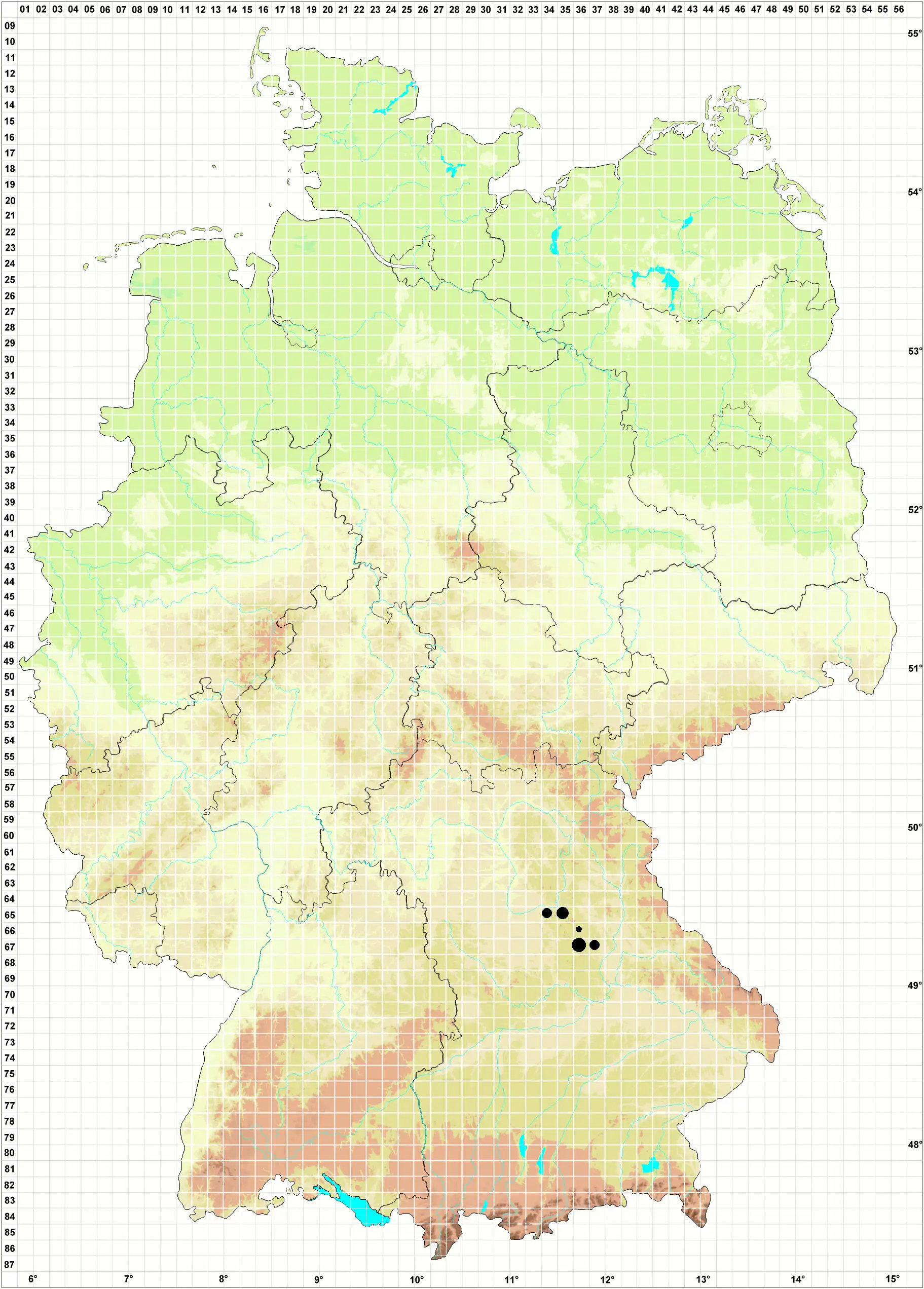 Karte S. Gey Sammelkartierung Mittlere Frankenalb