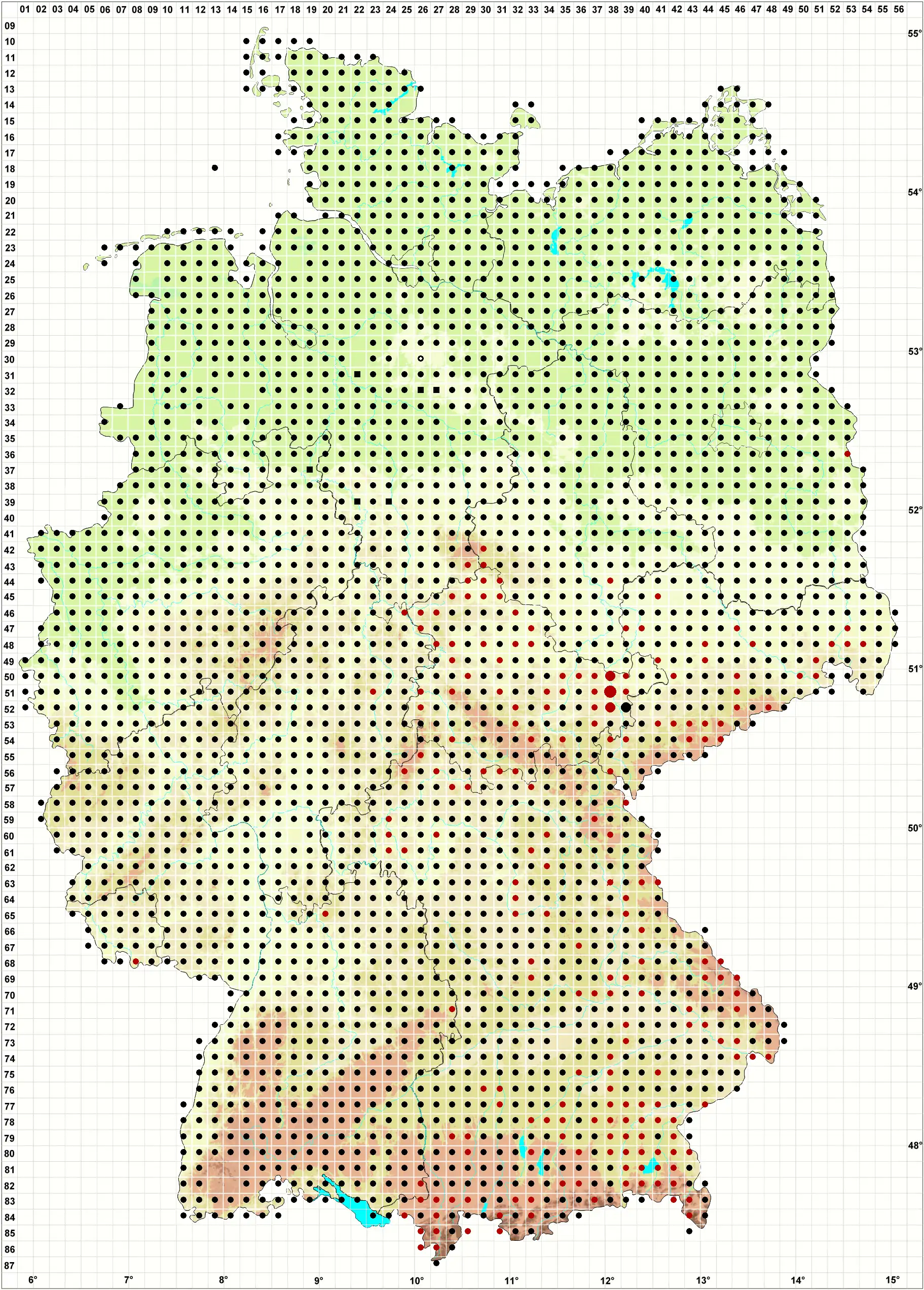Verbreitungskarte