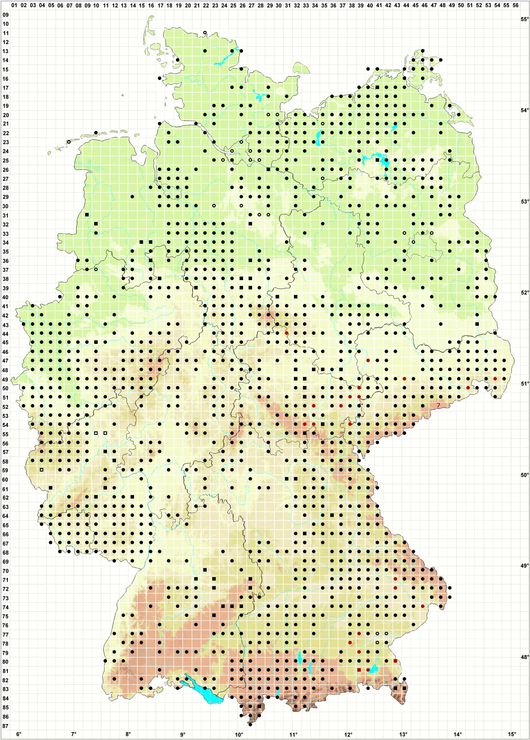 Verbreitungskarte