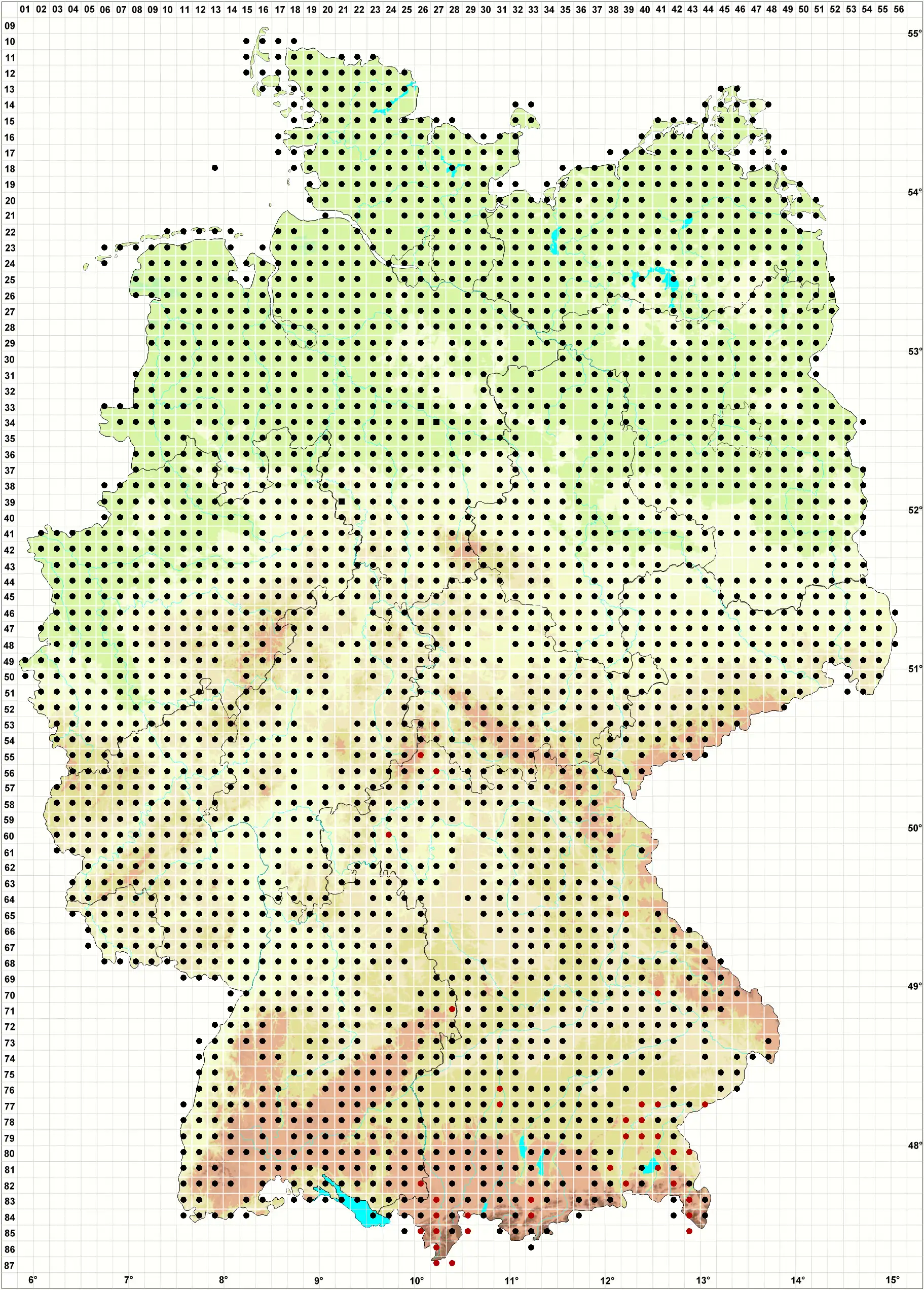 Verbreitungskarte
