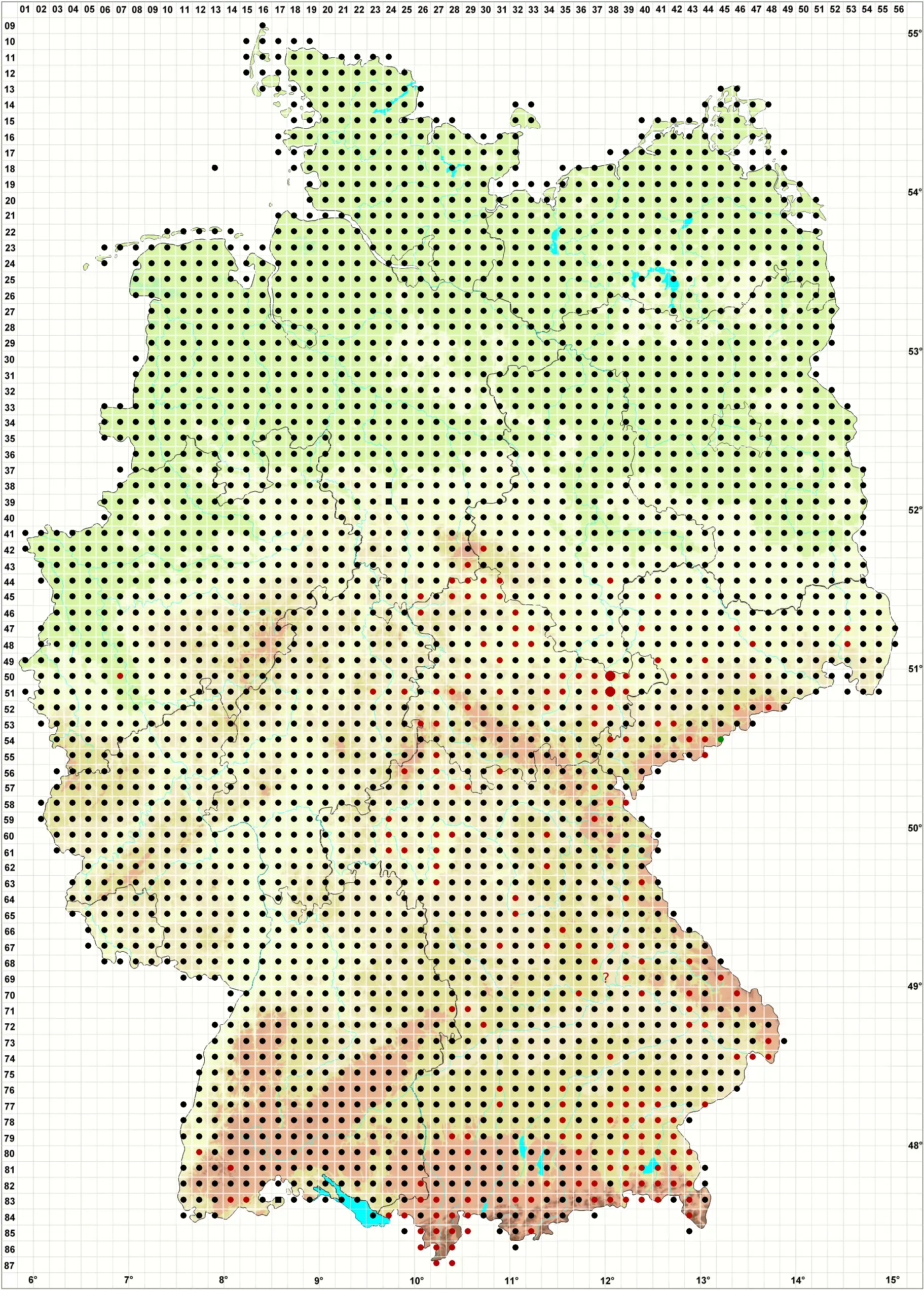 Verbreitungskarte