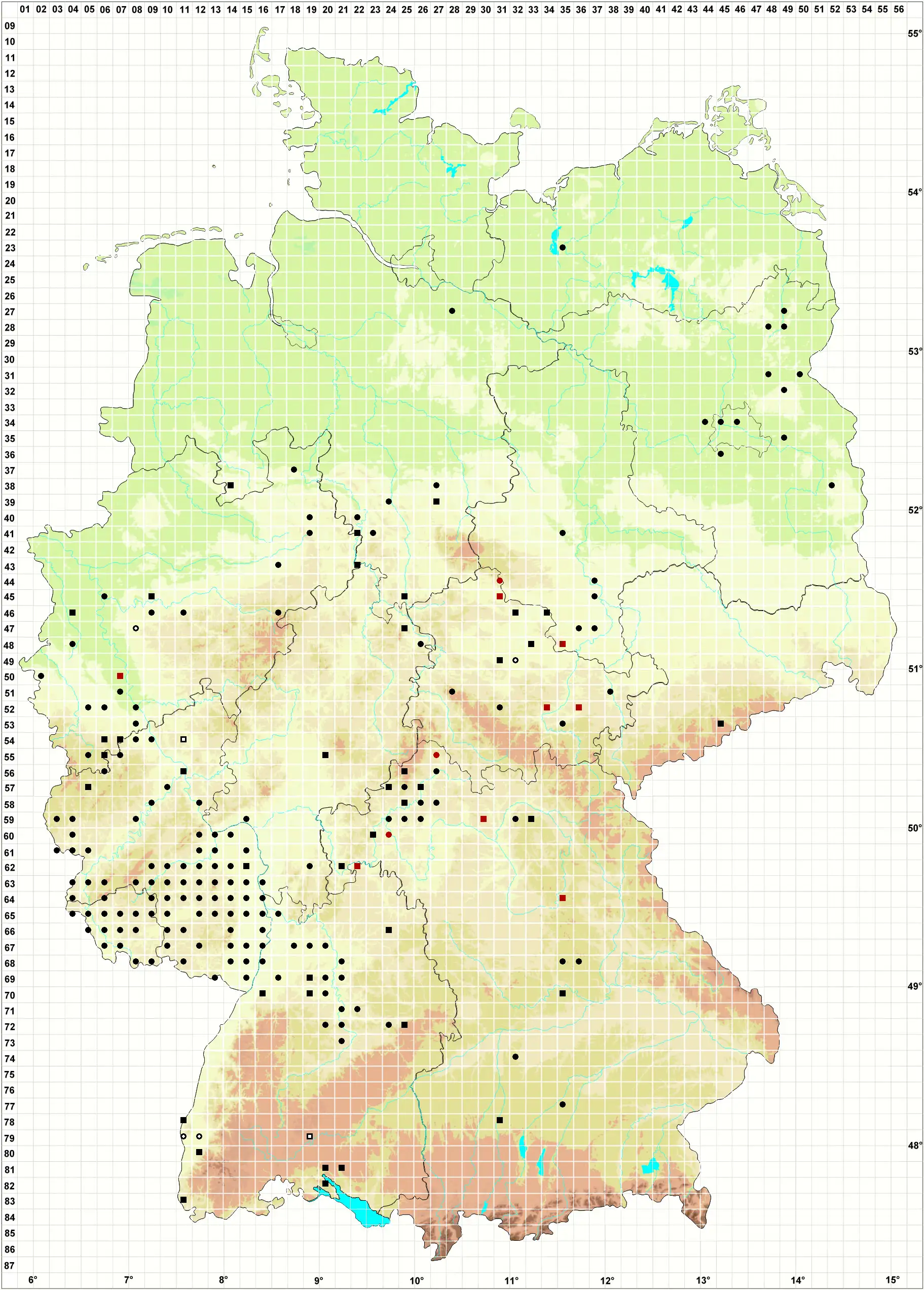 Verbreitungskarte