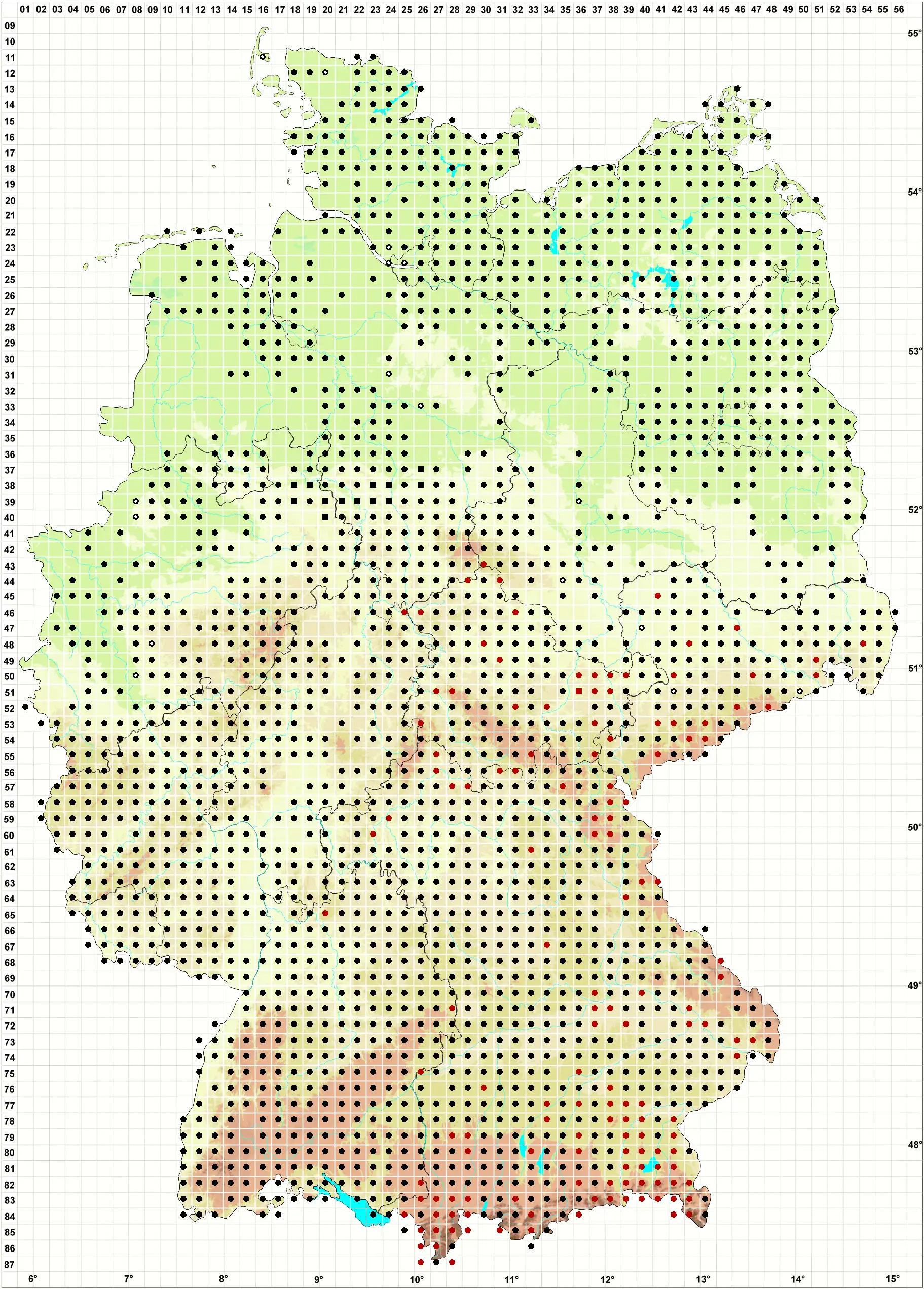 Verbreitungskarte