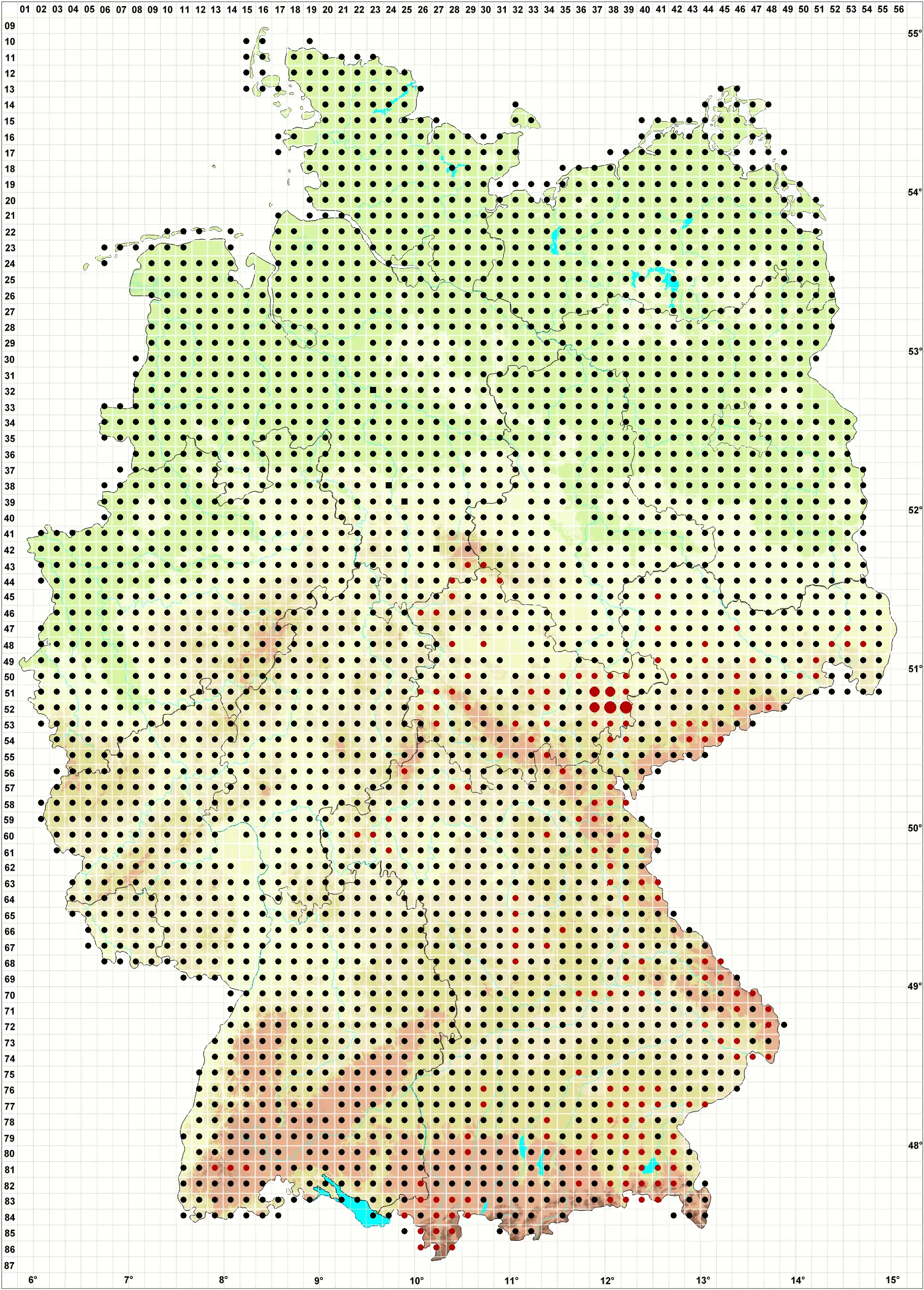Verbreitungskarte