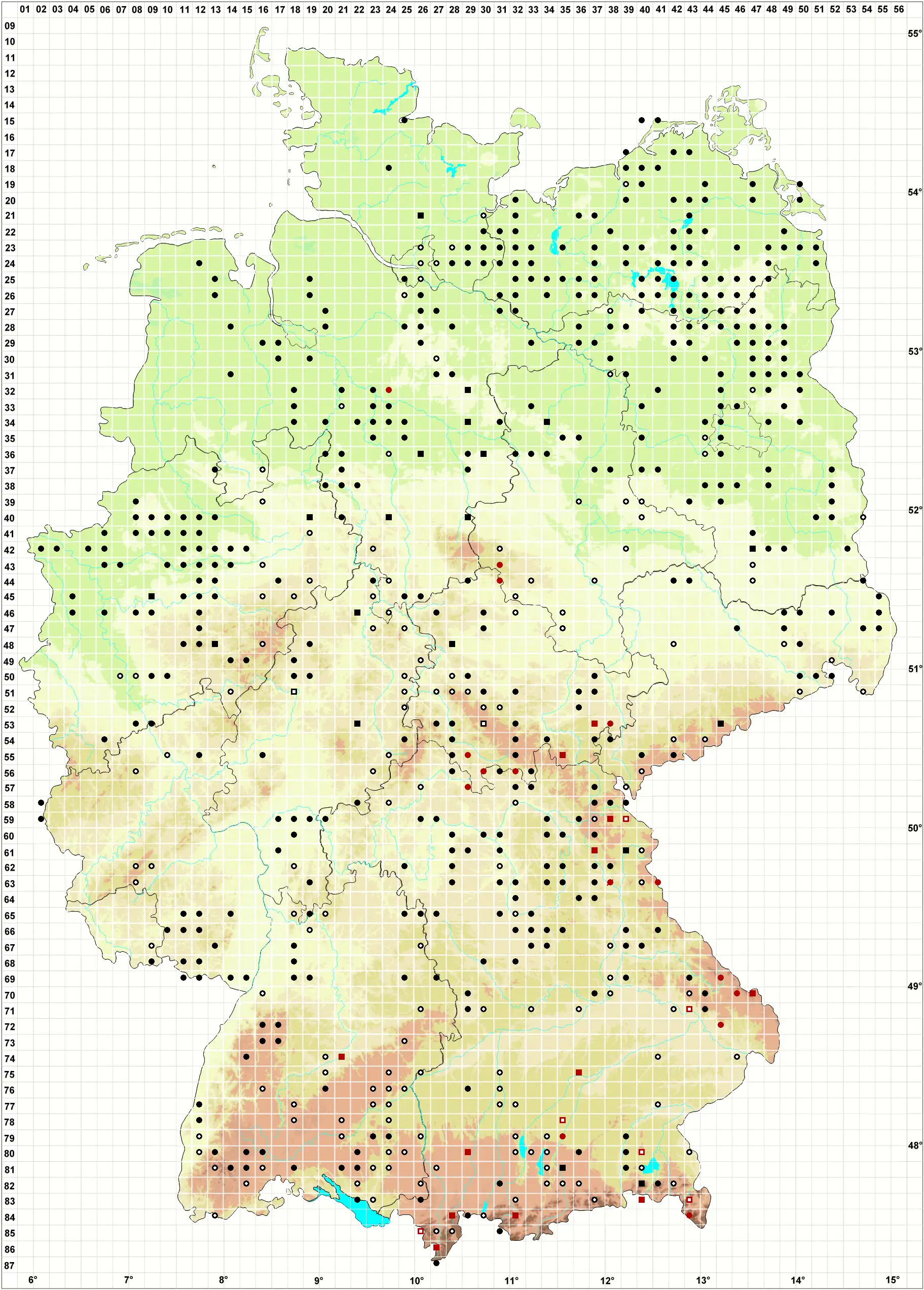 Verbreitungskarte