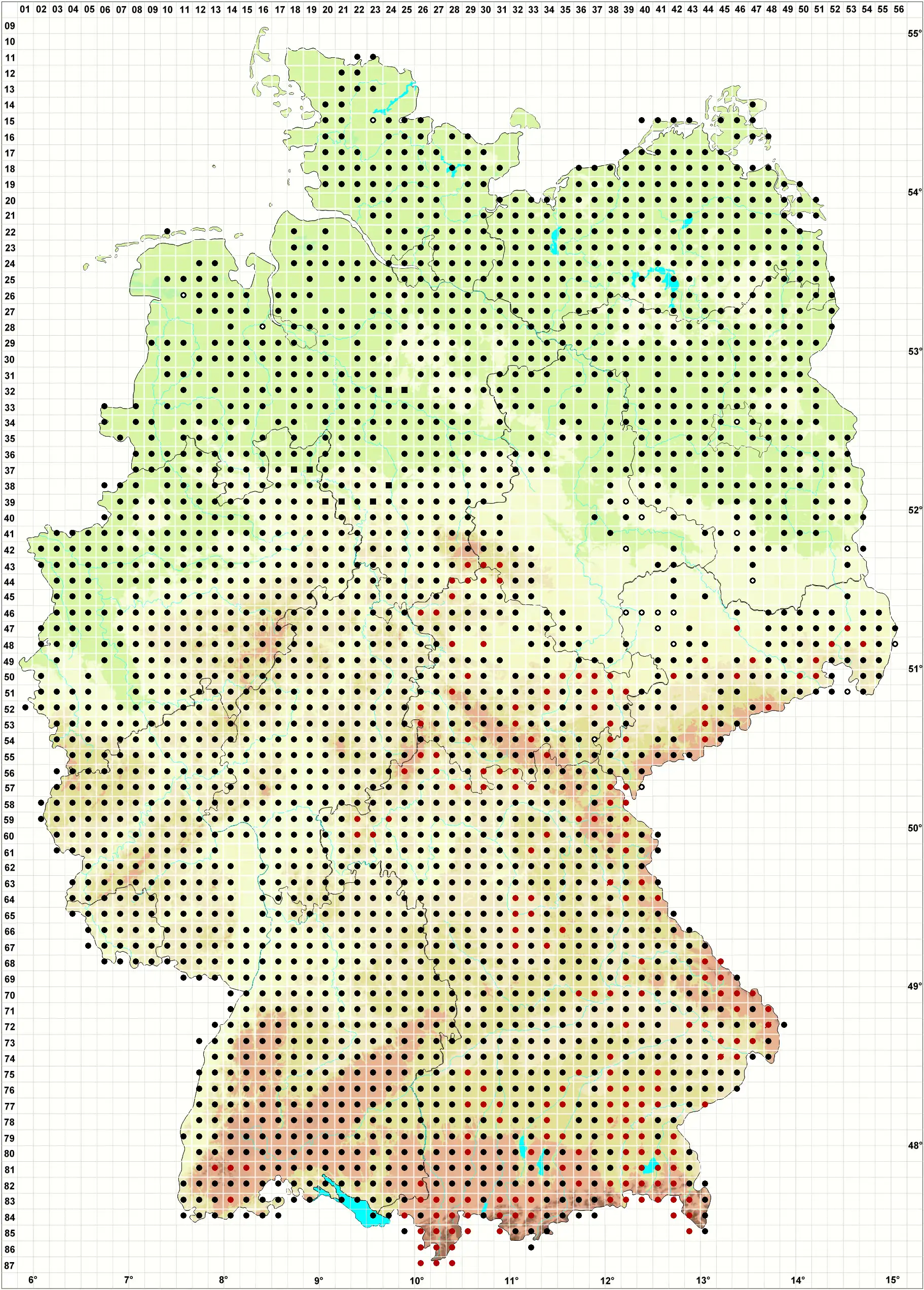 Verbreitungskarte