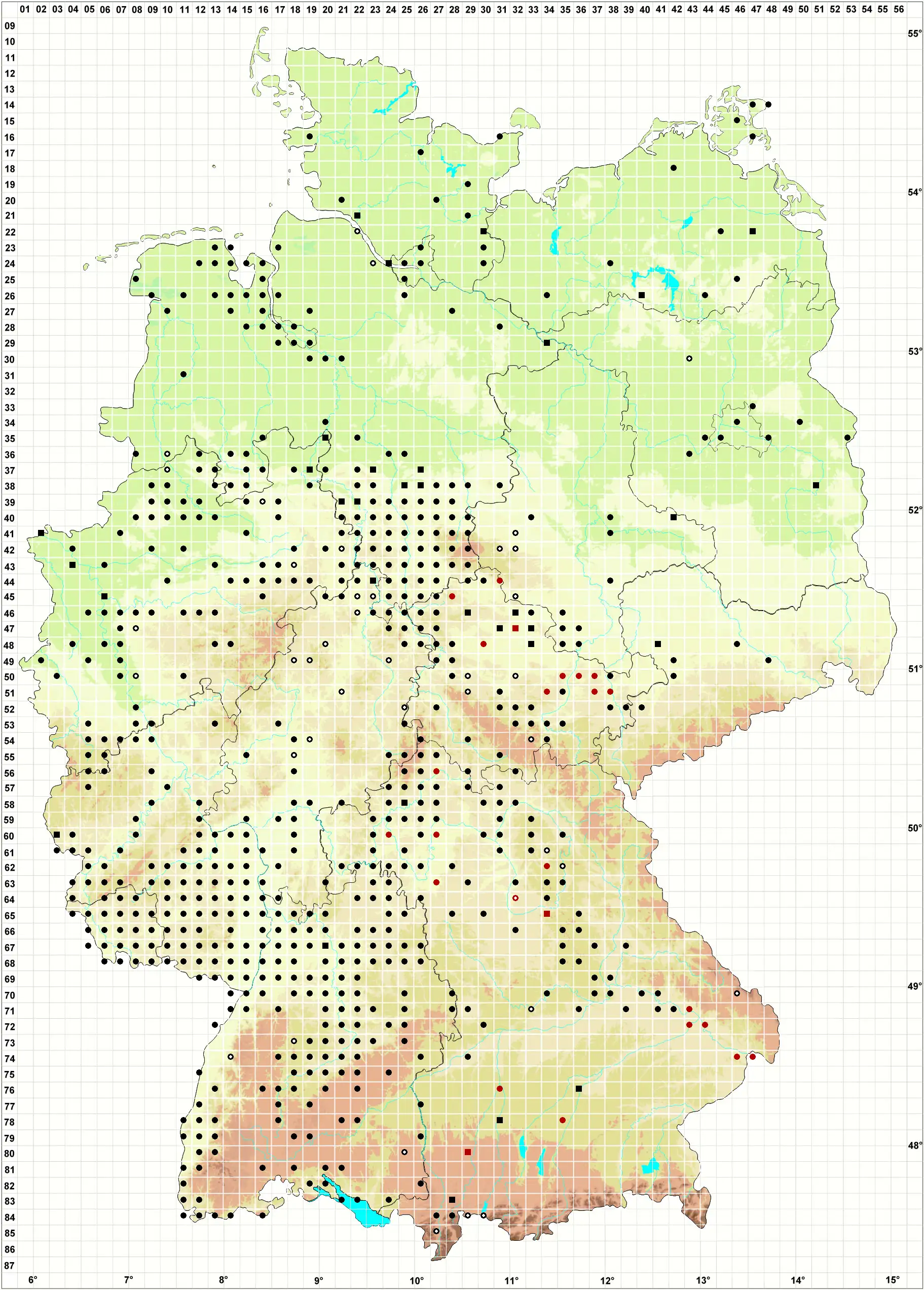 Verbreitungskarte