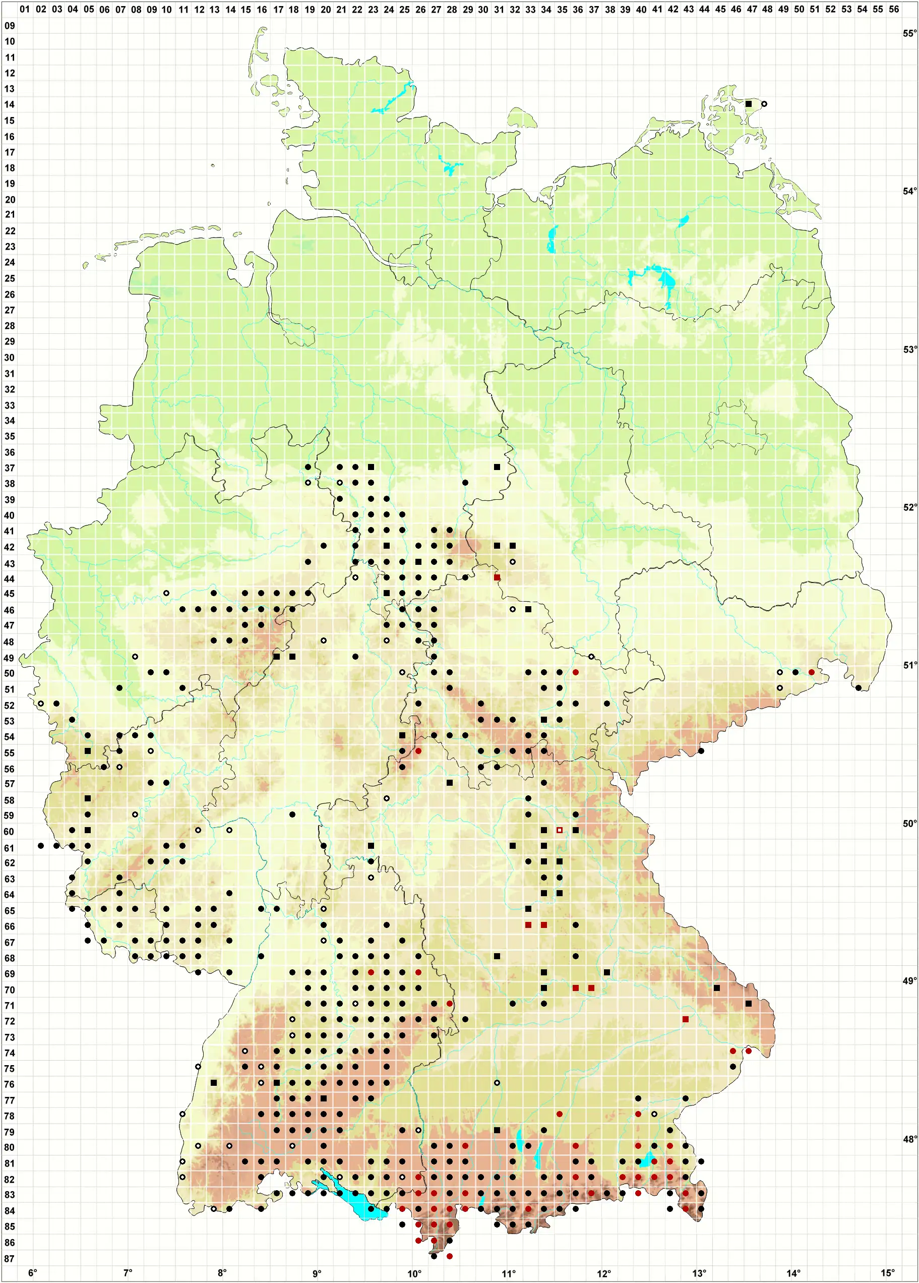 Verbreitungskarte