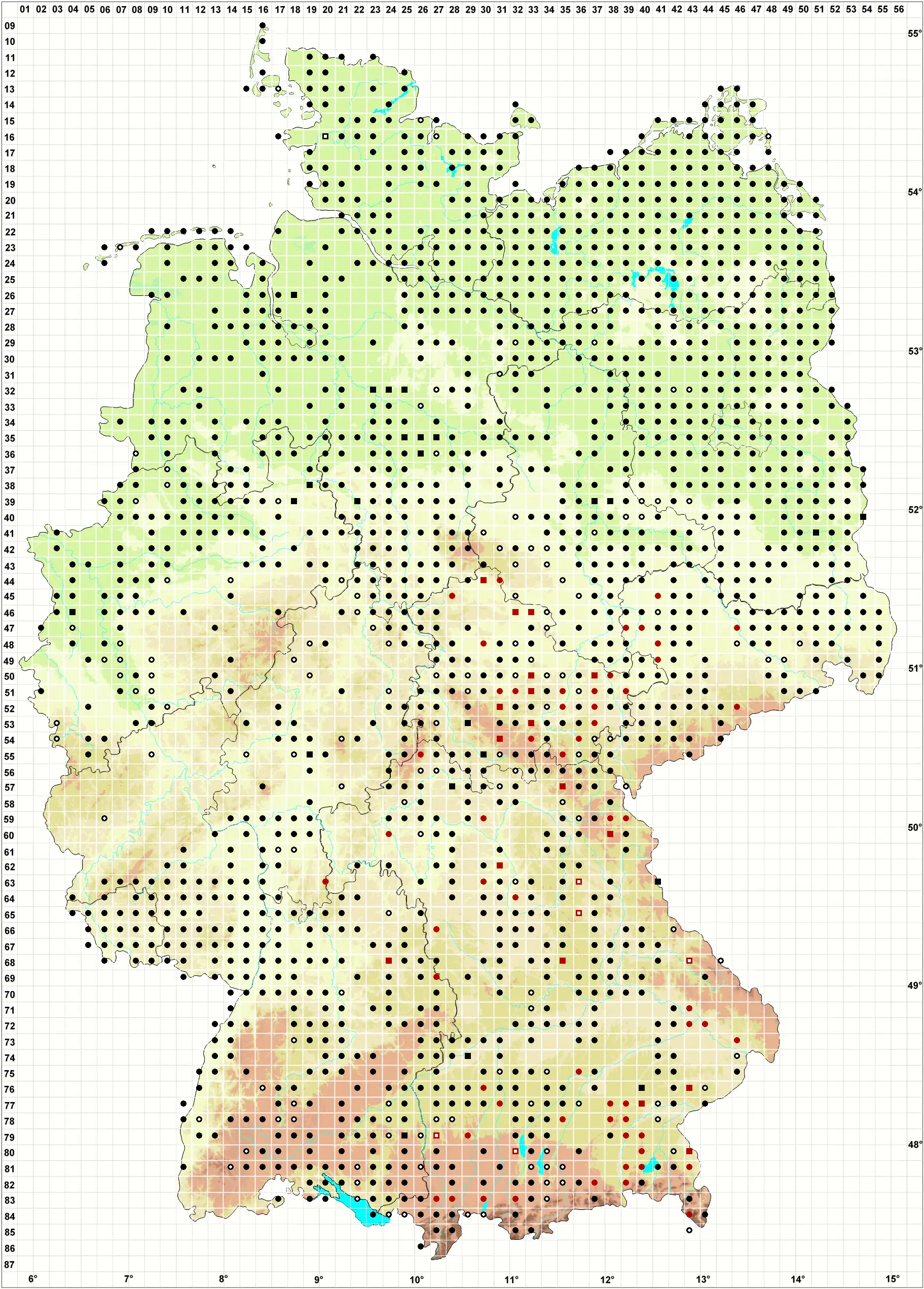 Verbreitungskarte