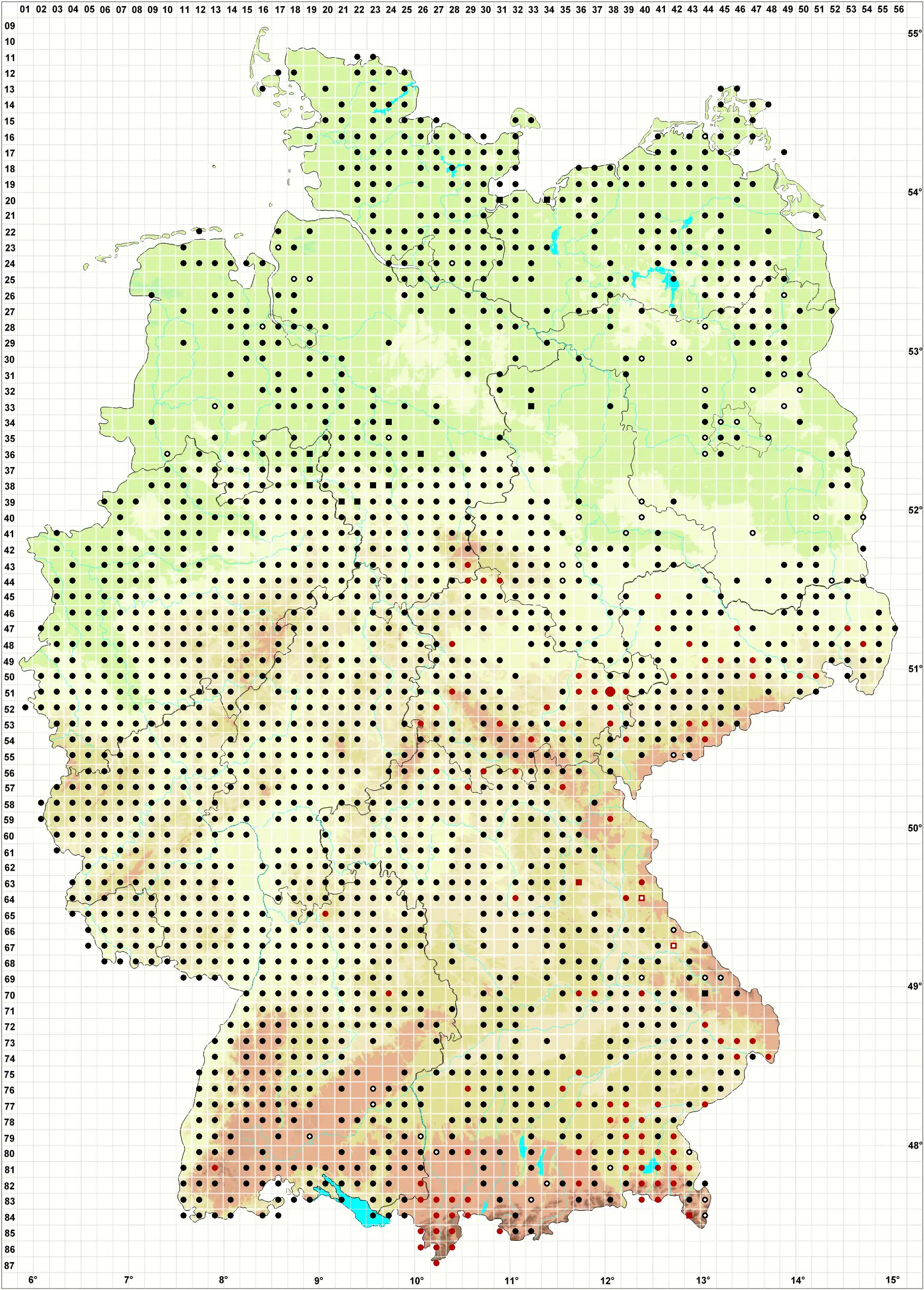 Verbreitungskarte