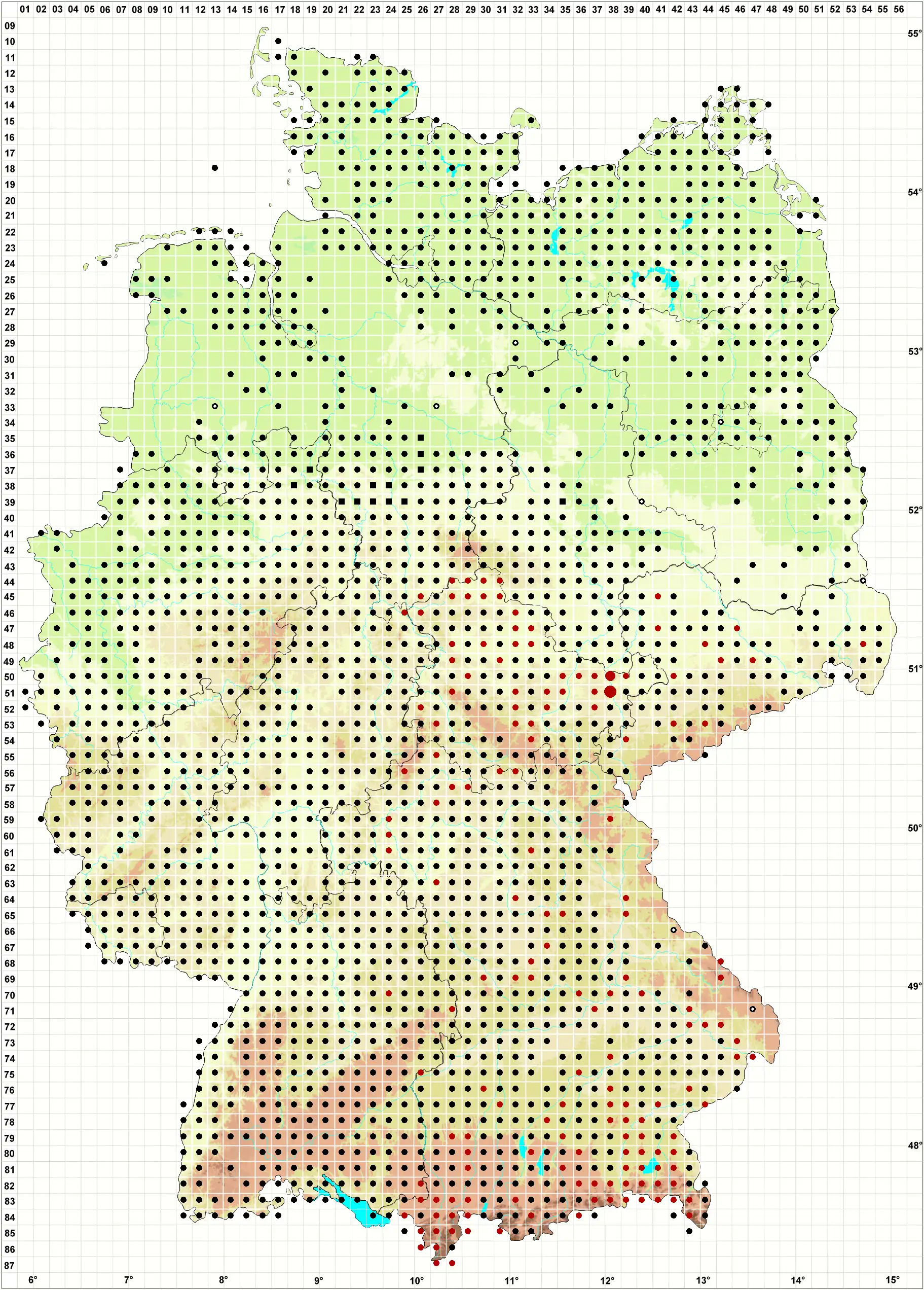 Verbreitungskarte