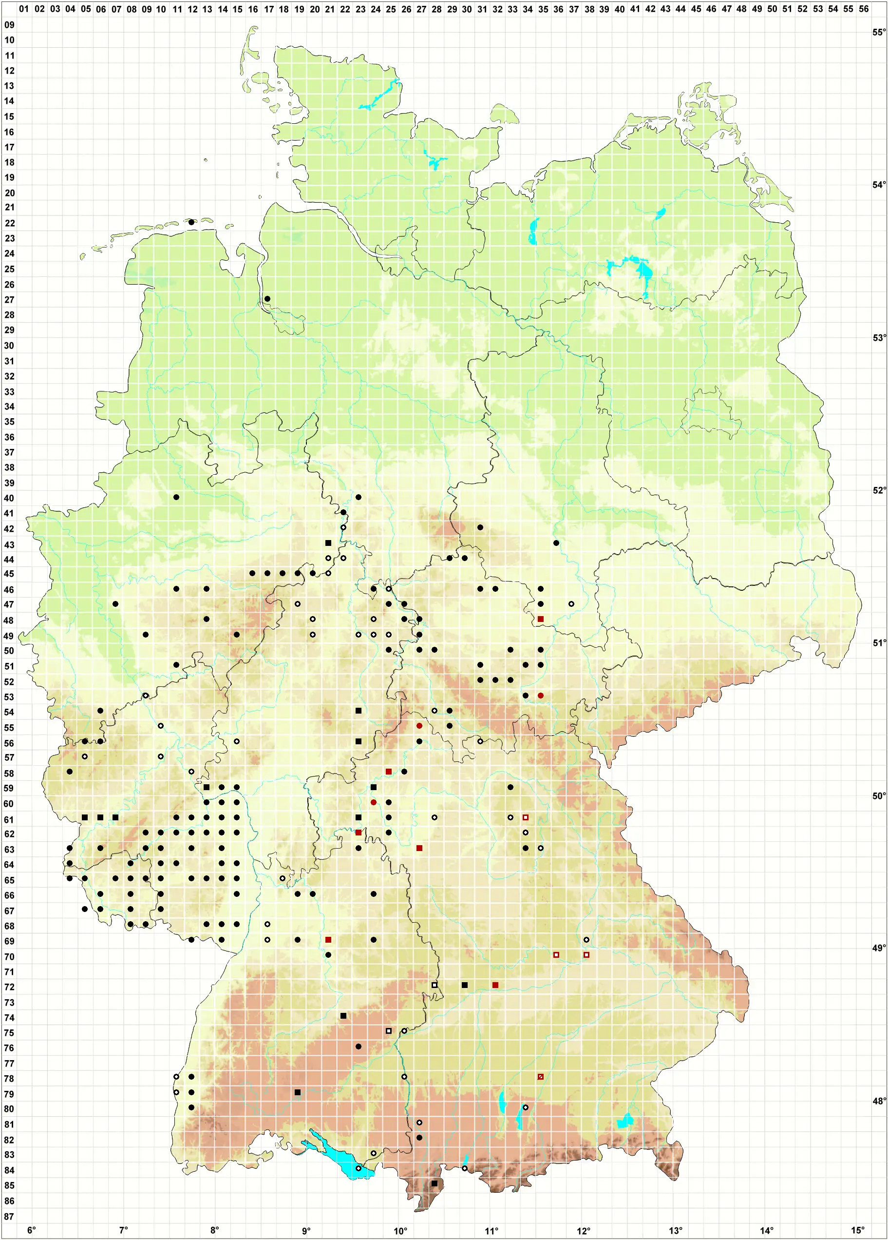 Verbreitungskarte