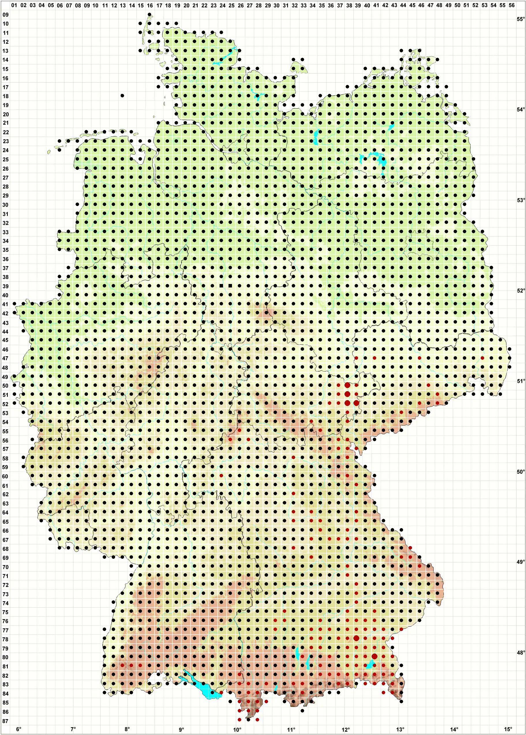 Verbreitungskarte