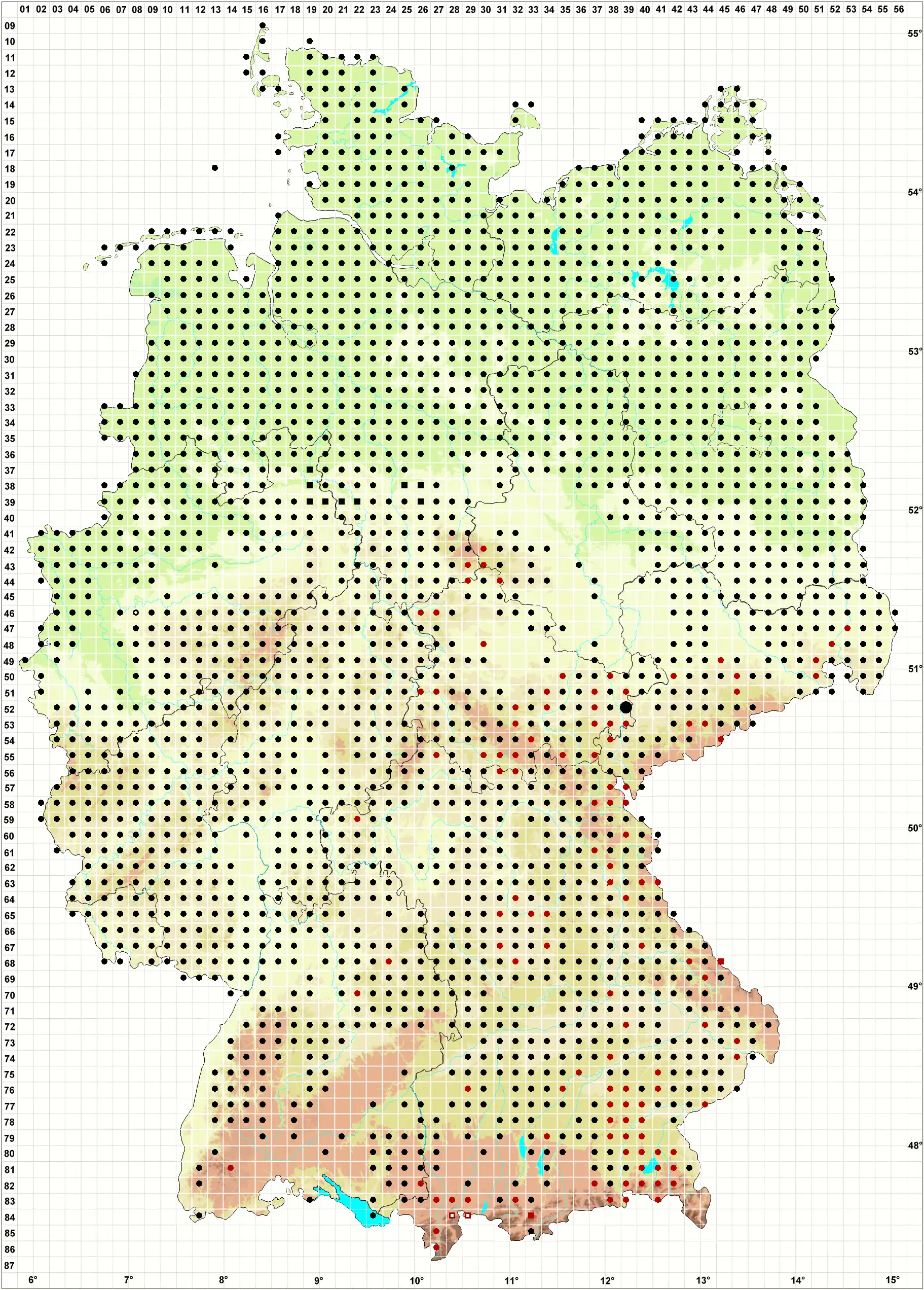 Verbreitungskarte