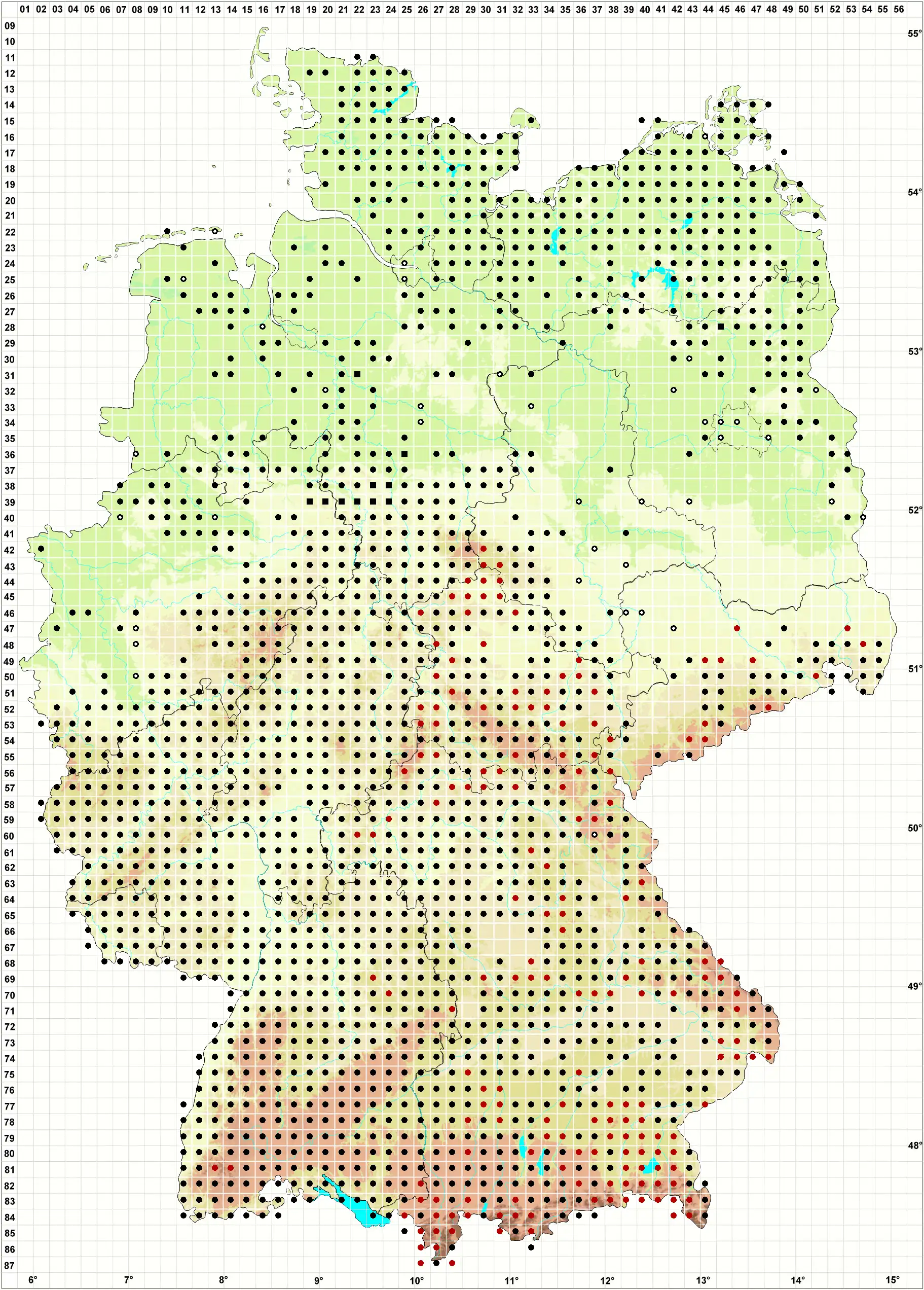 Verbreitungskarte