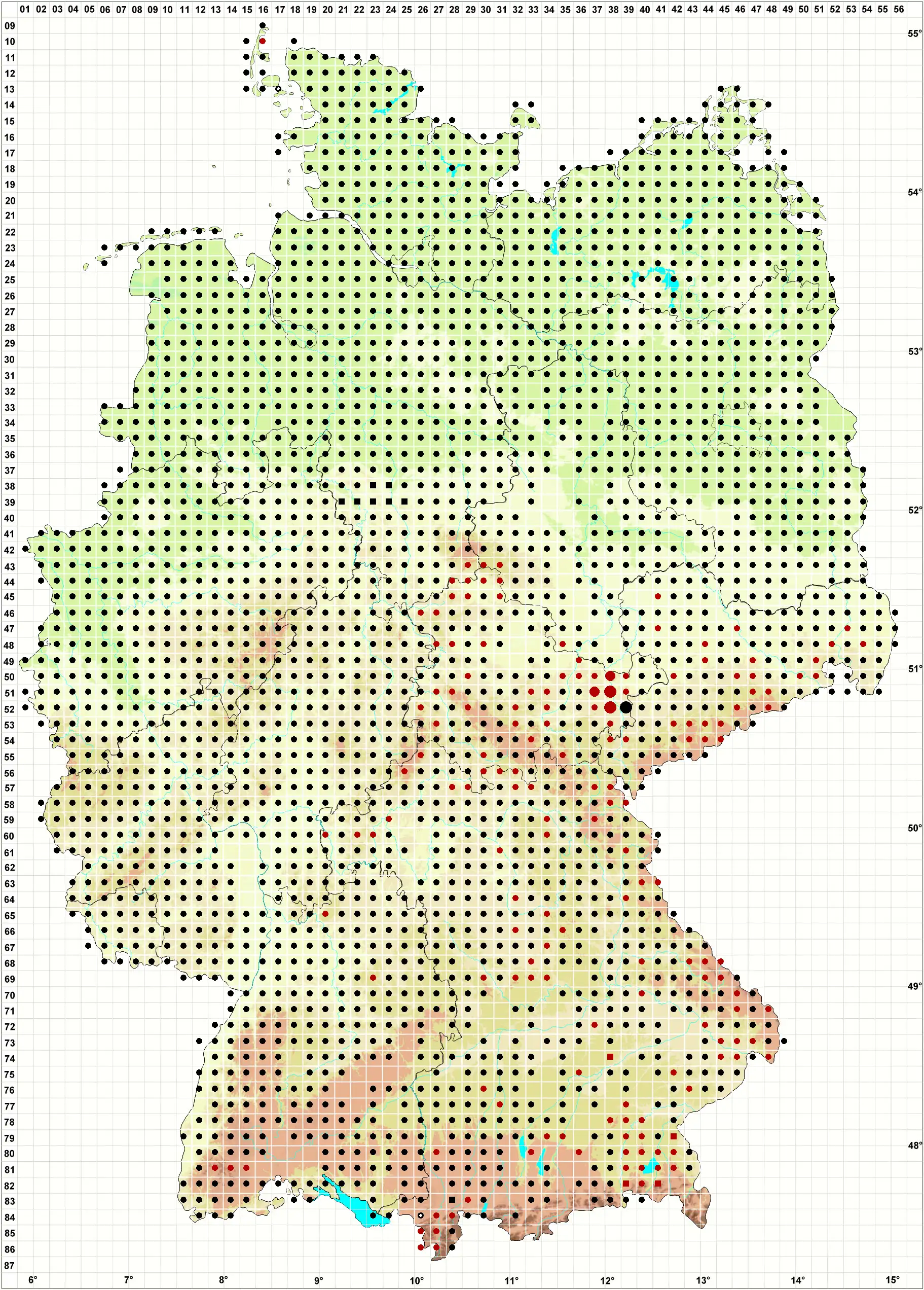 Verbreitungskarte