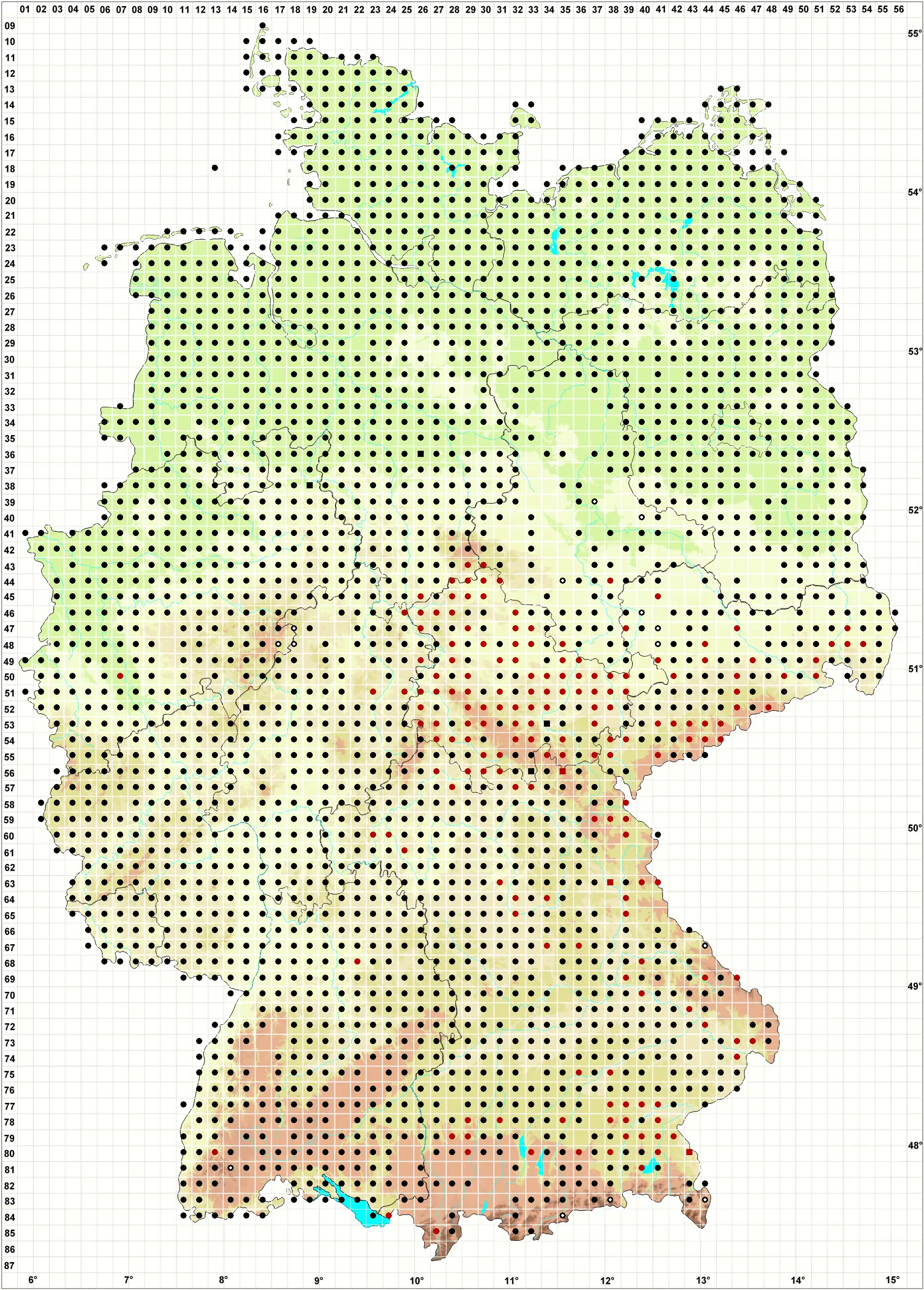 Verbreitungskarte