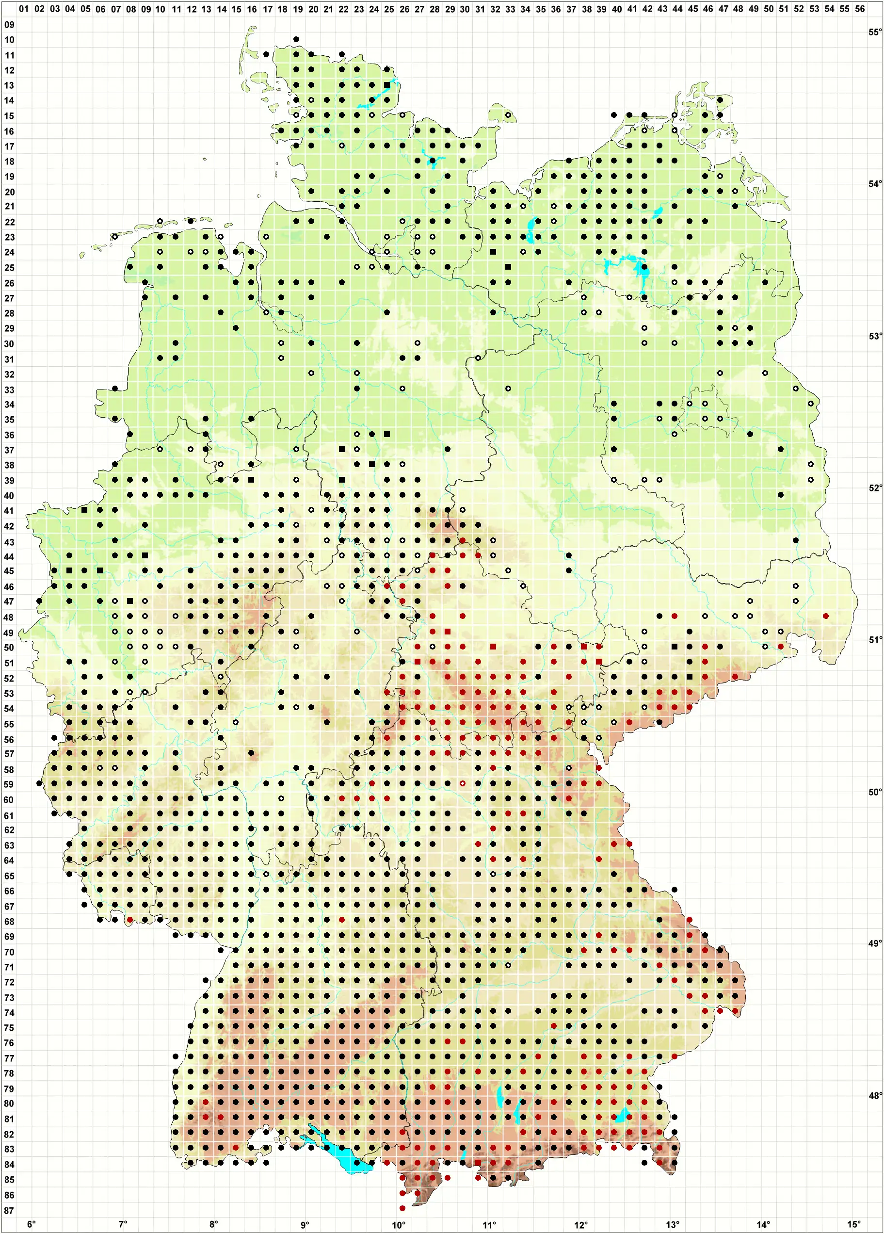 Verbreitungskarte