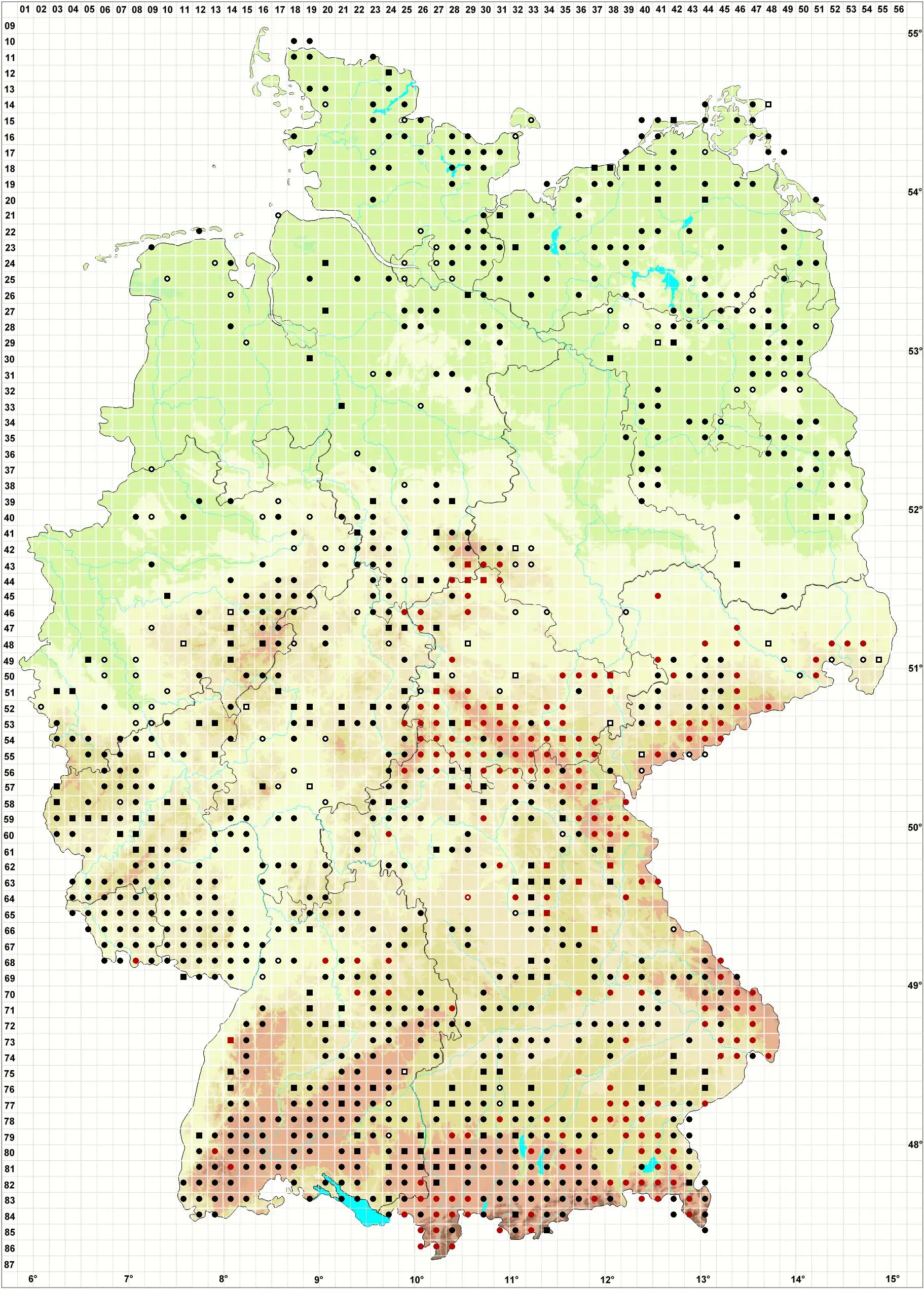 Verbreitungskarte