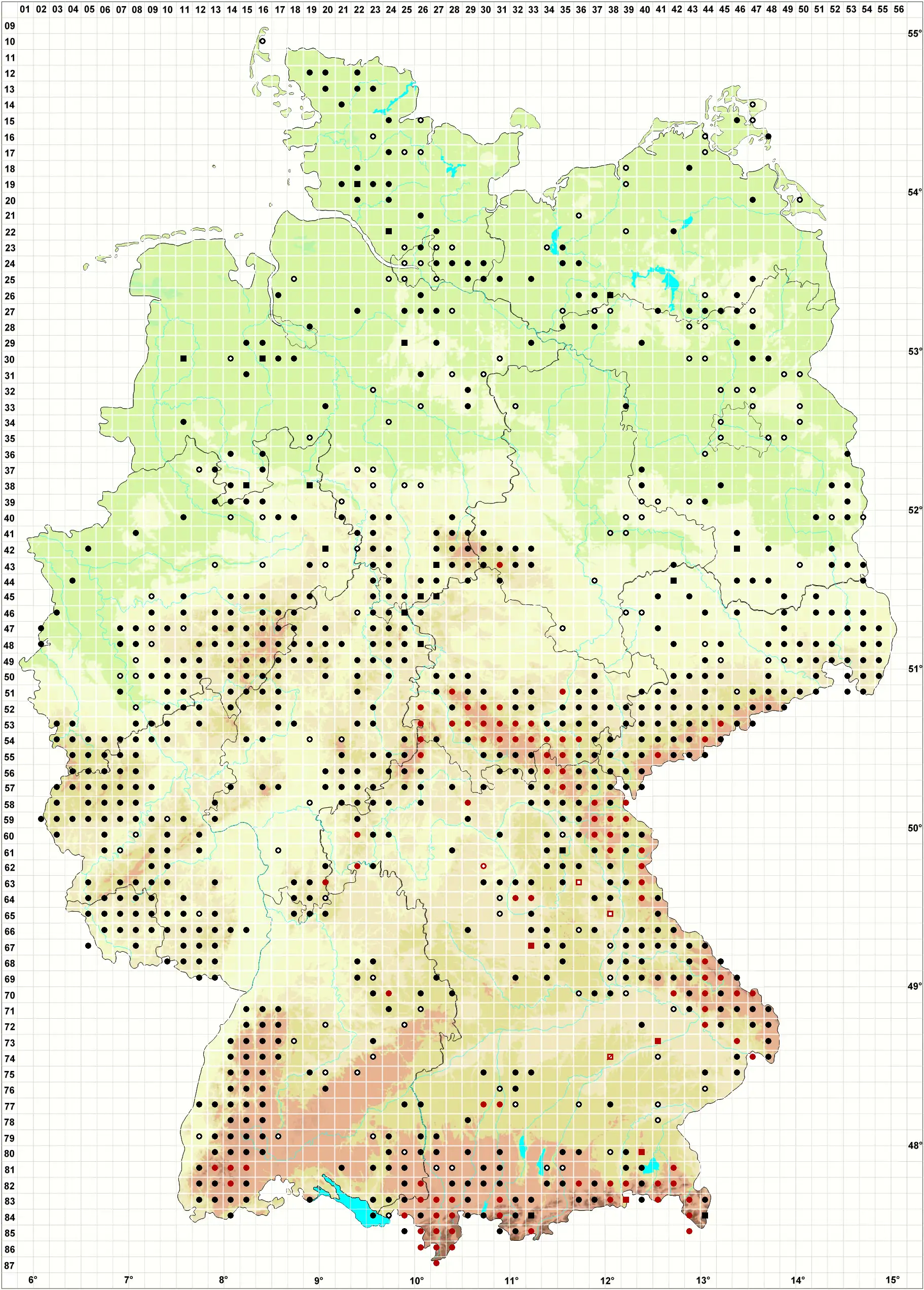 Verbreitungskarte