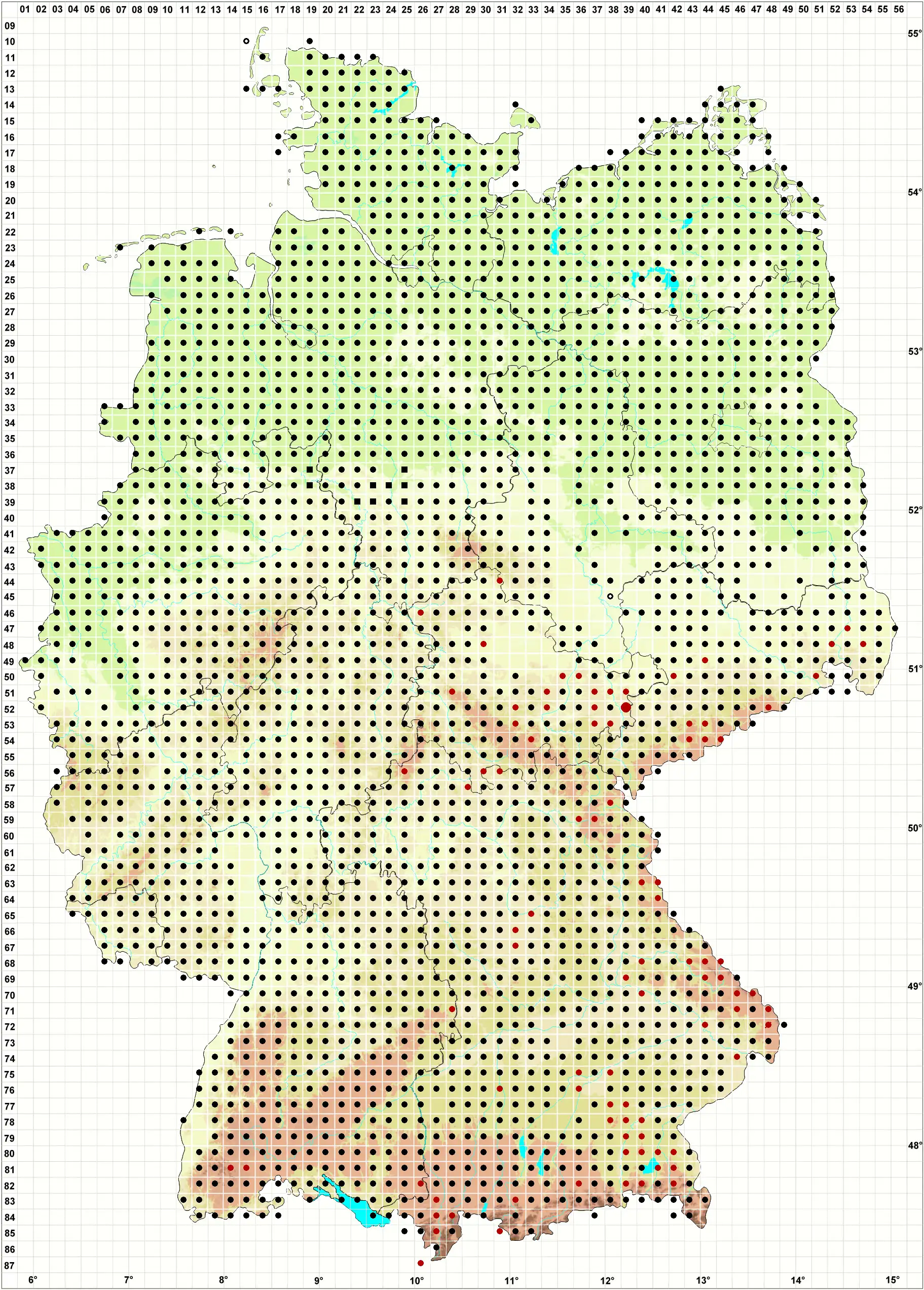 Verbreitungskarte