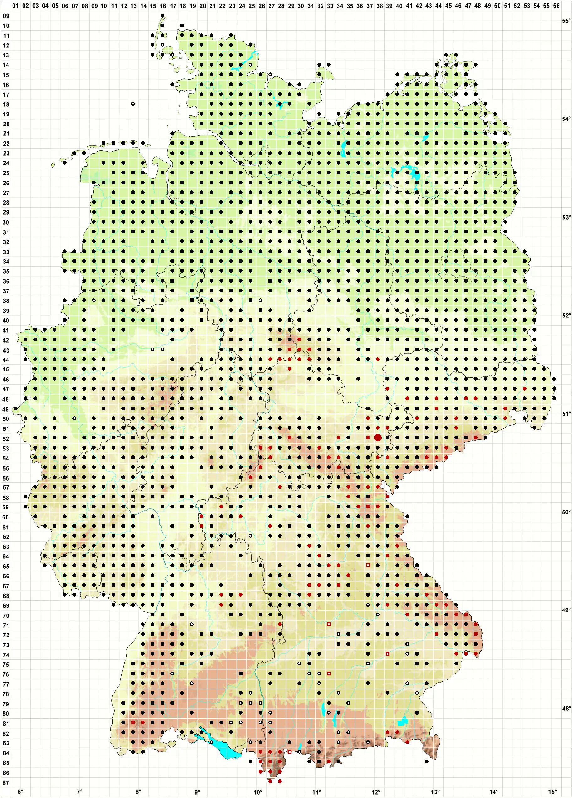 Verbreitungskarte