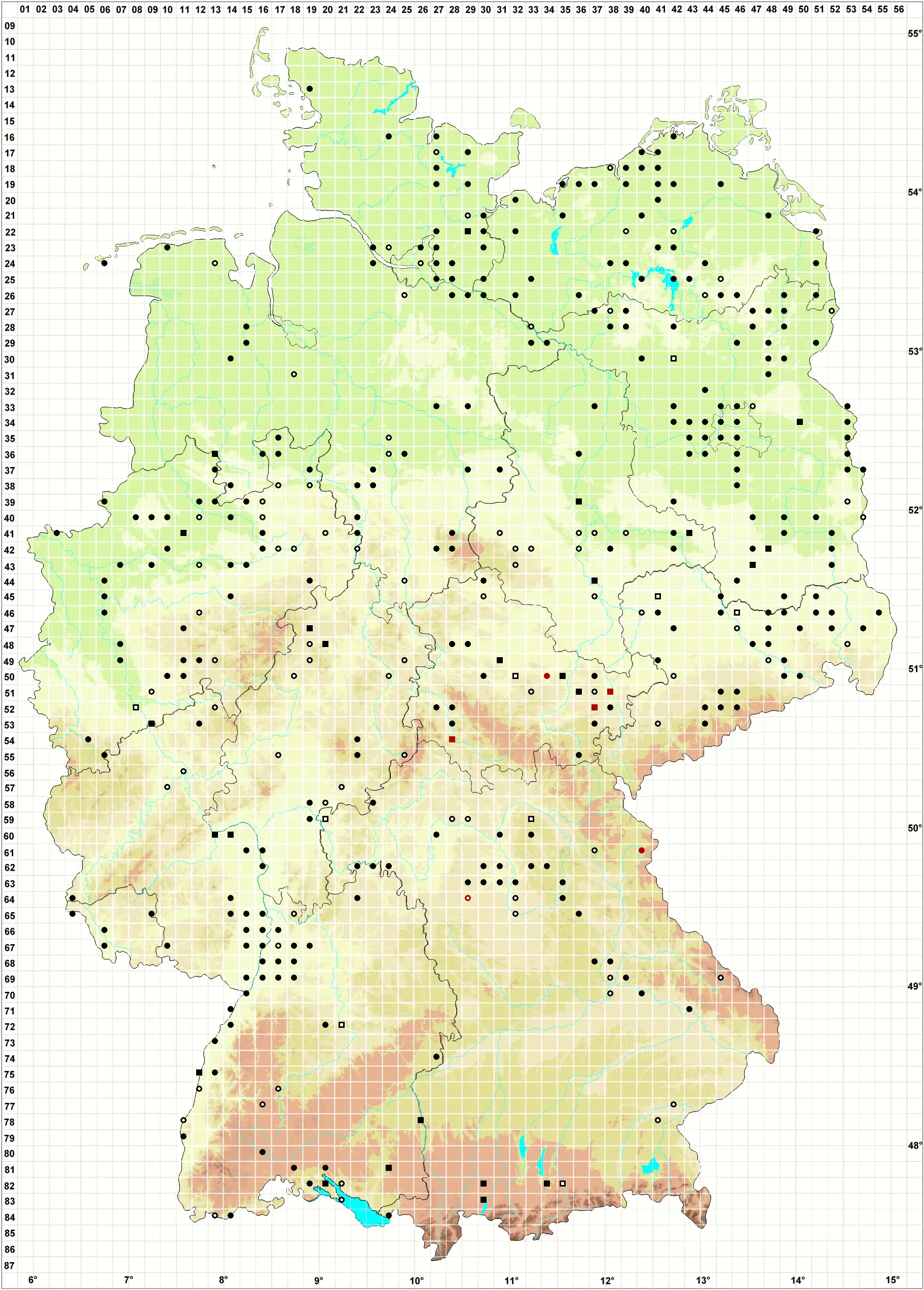 Verbreitungskarte