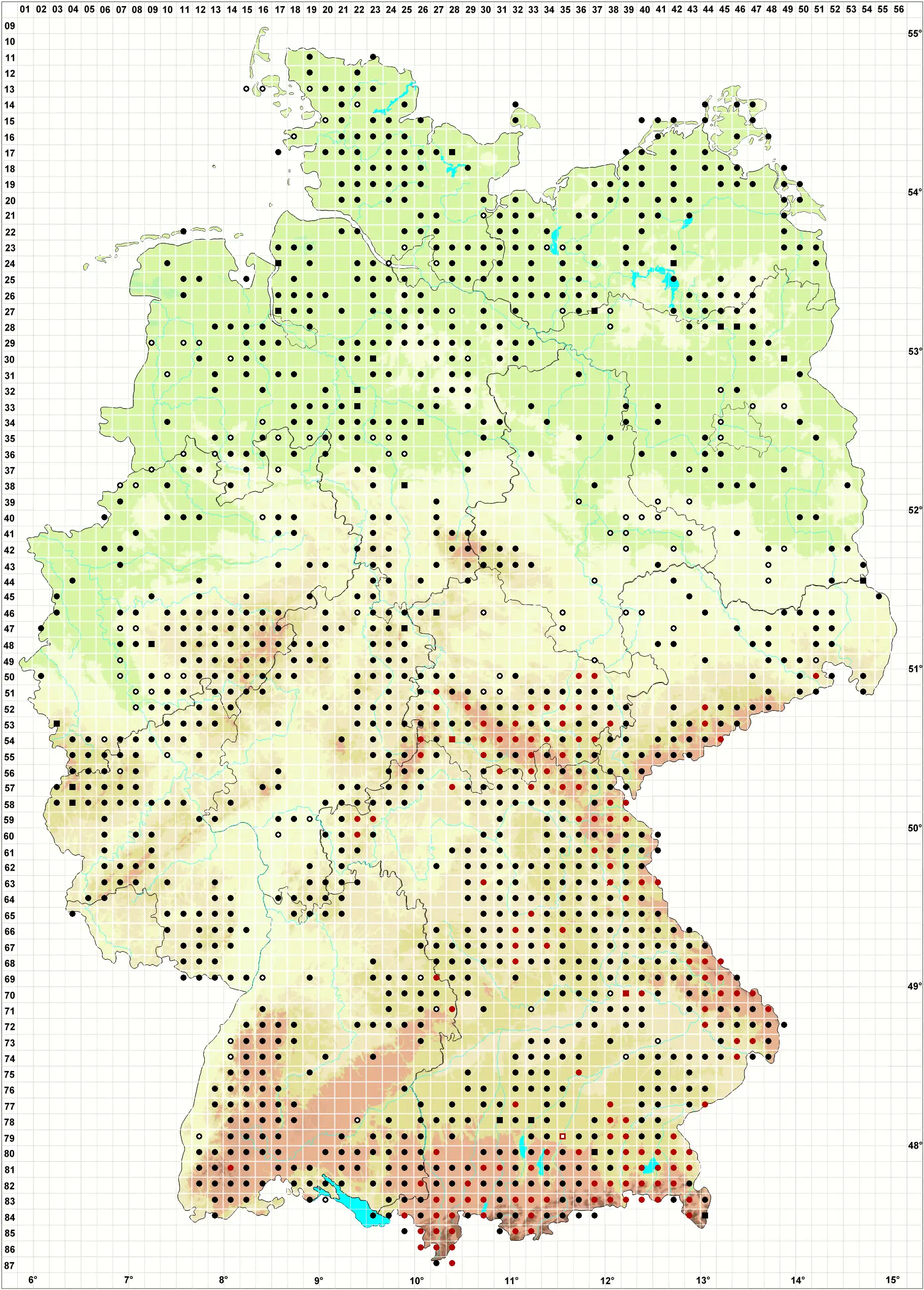 Verbreitungskarte