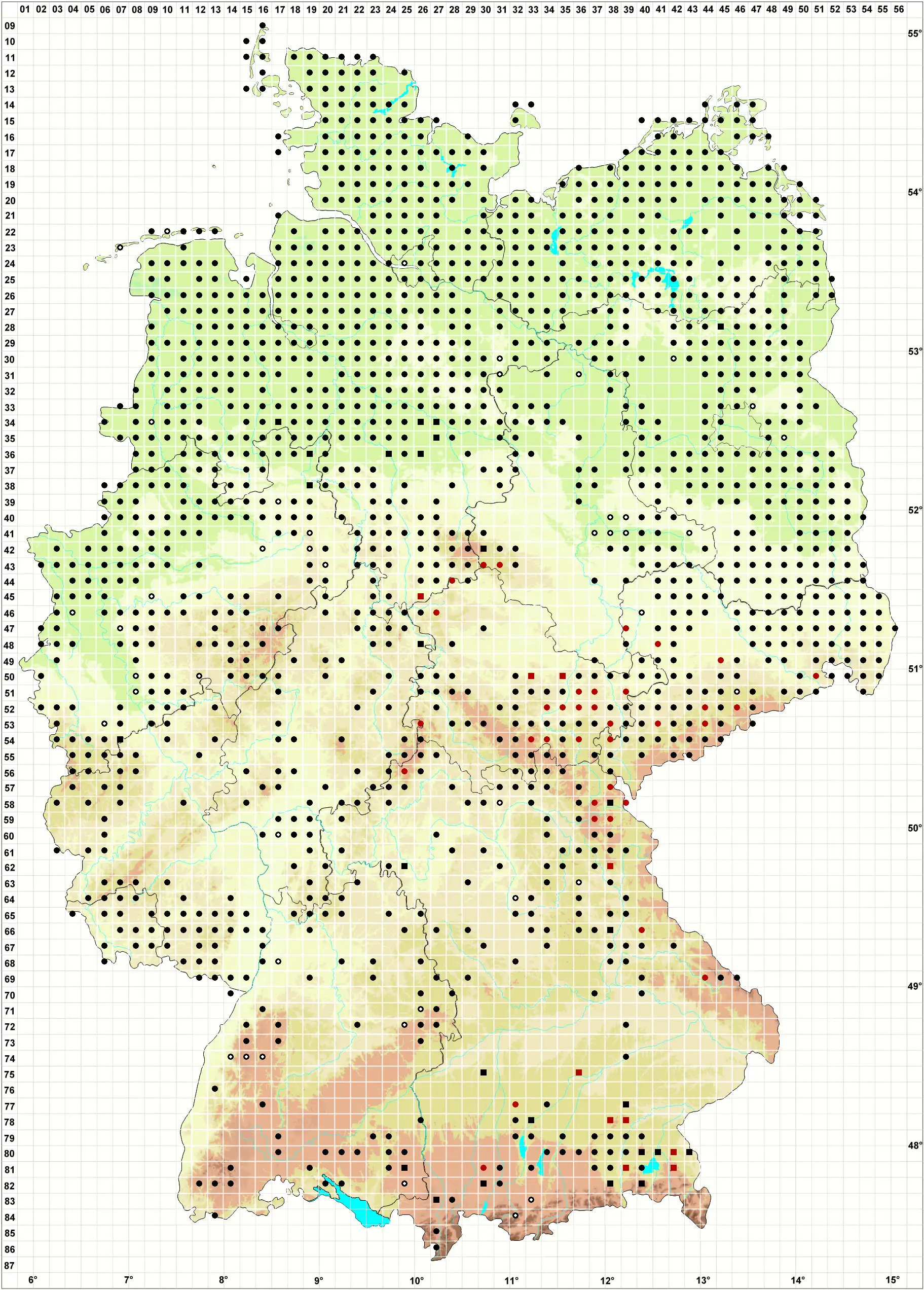 Verbreitungskarte