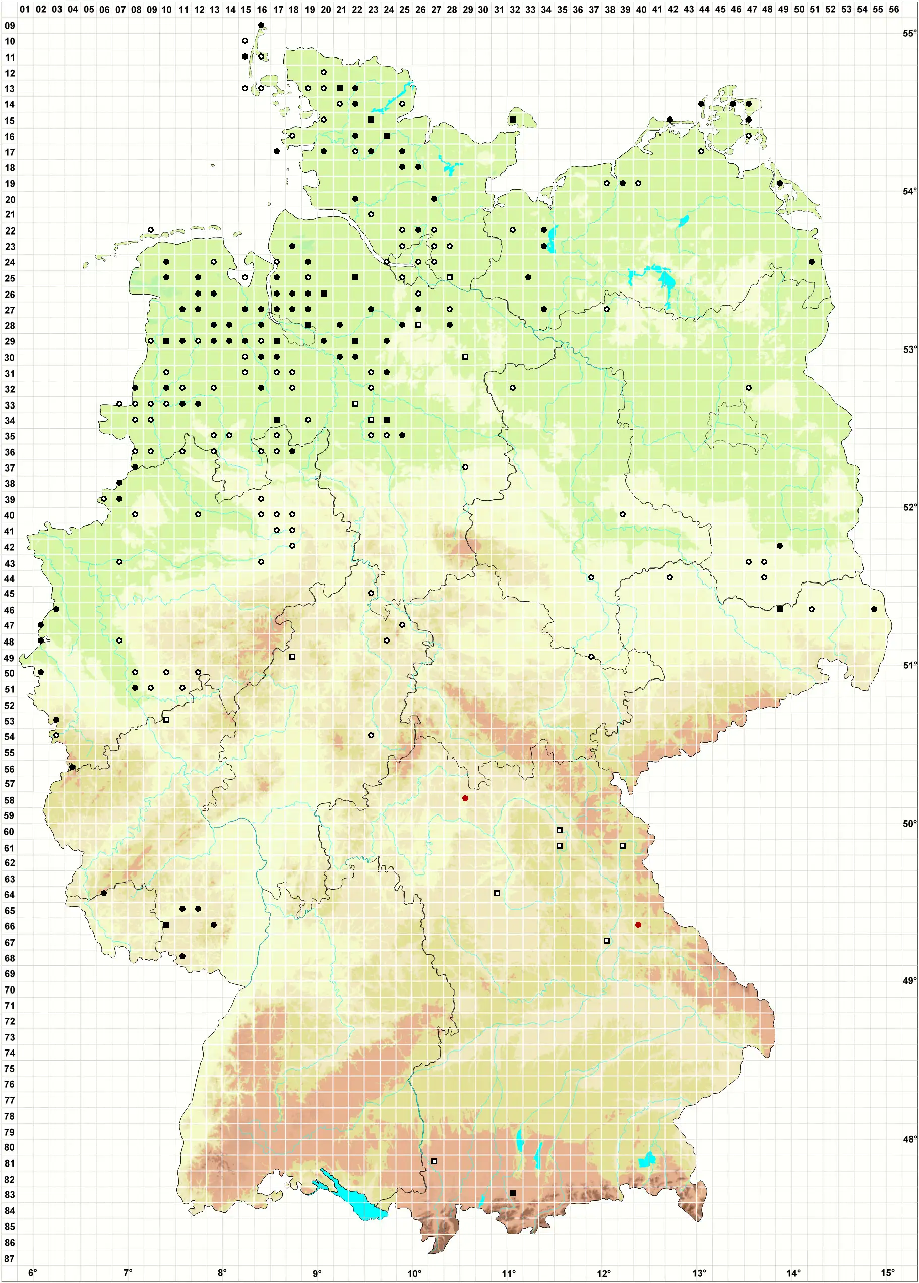 Verbreitungskarte