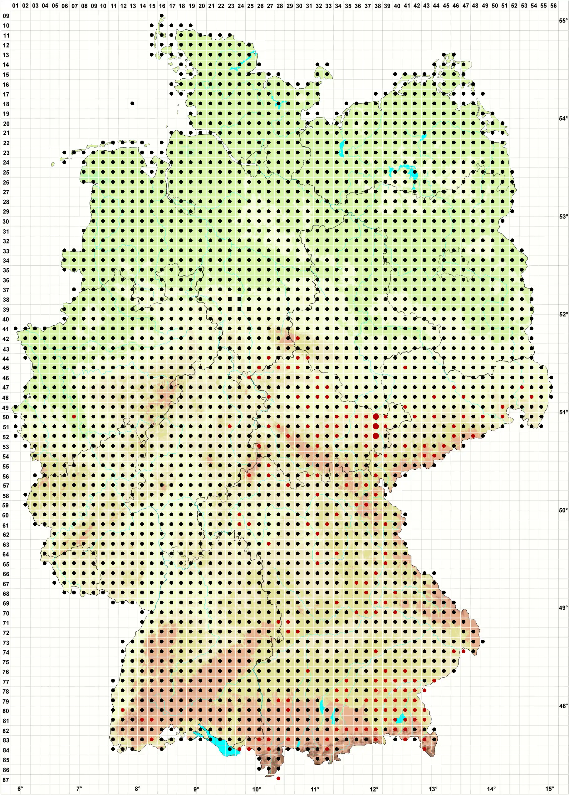 Verbreitungskarte
