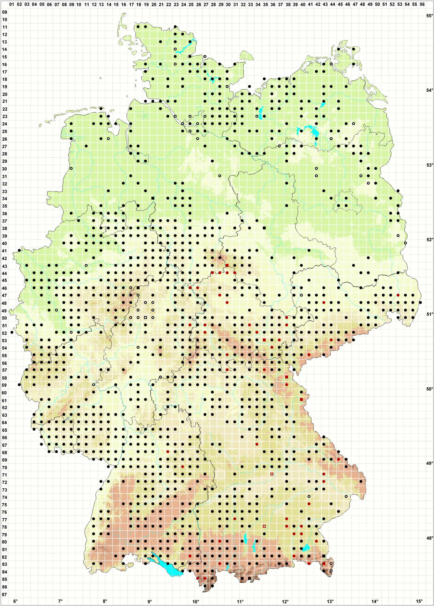 Verbreitungskarte