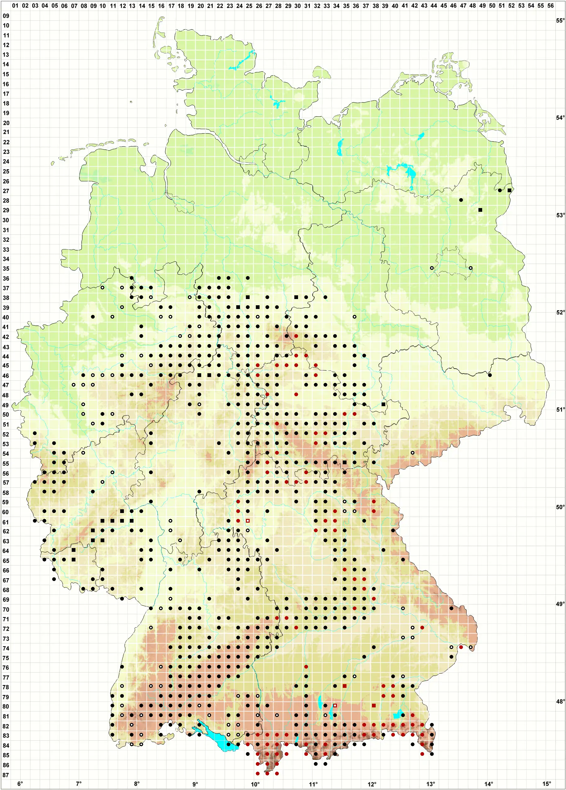 Verbreitungskarte