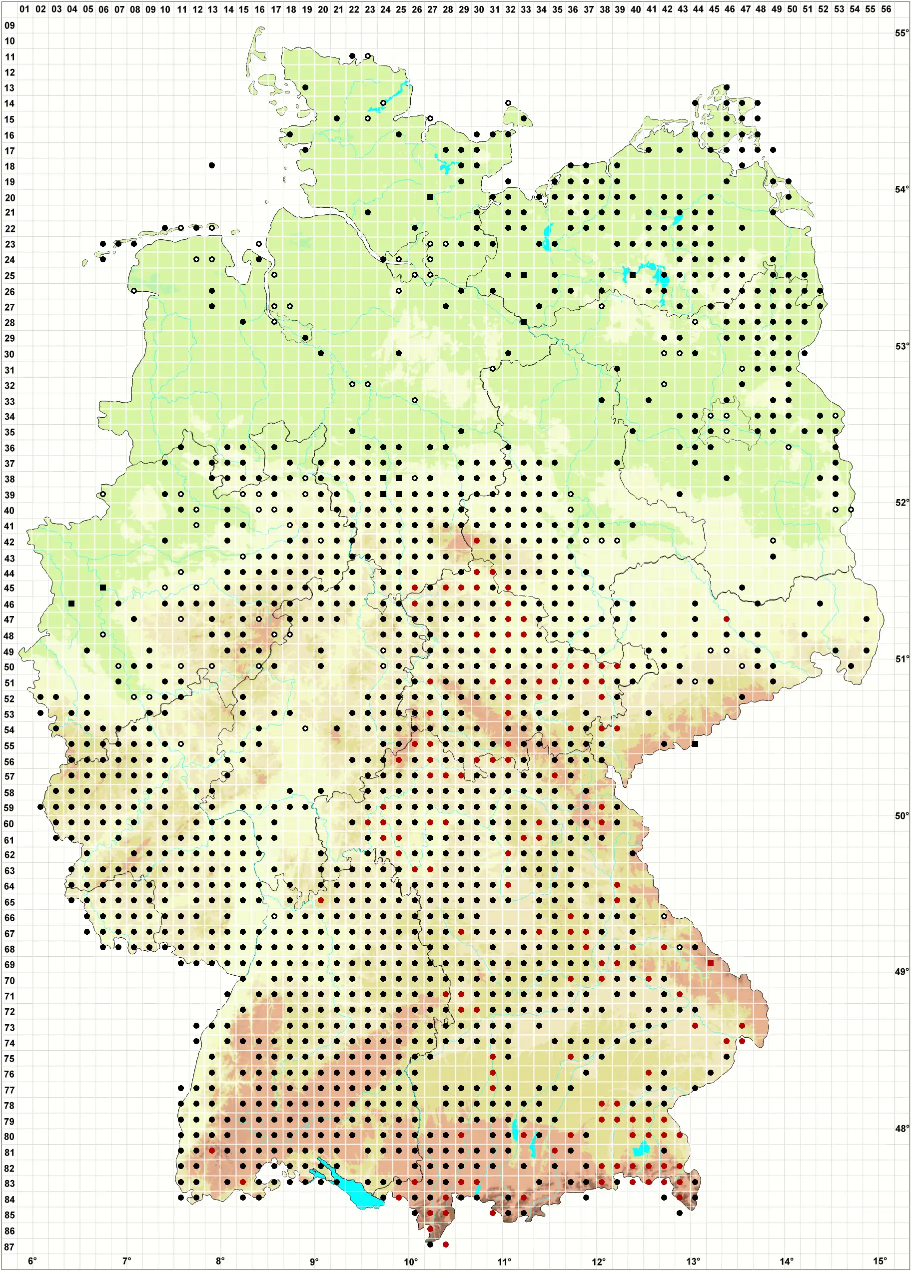 Verbreitungskarte