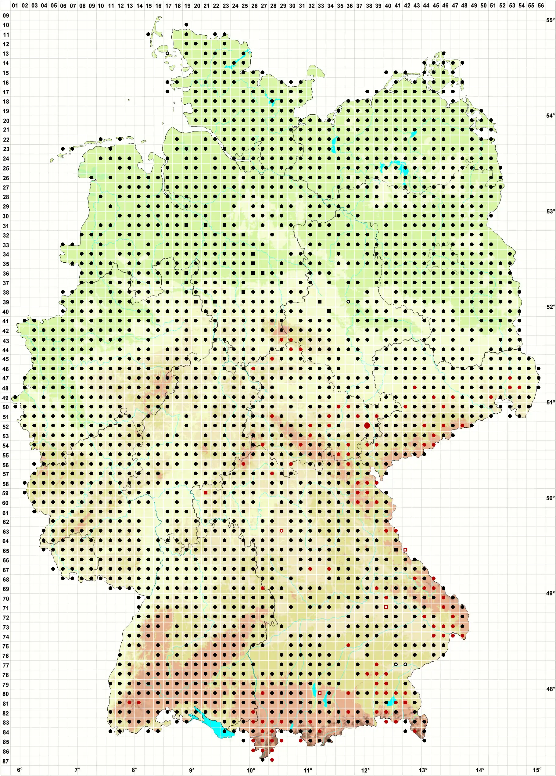 Verbreitungskarte