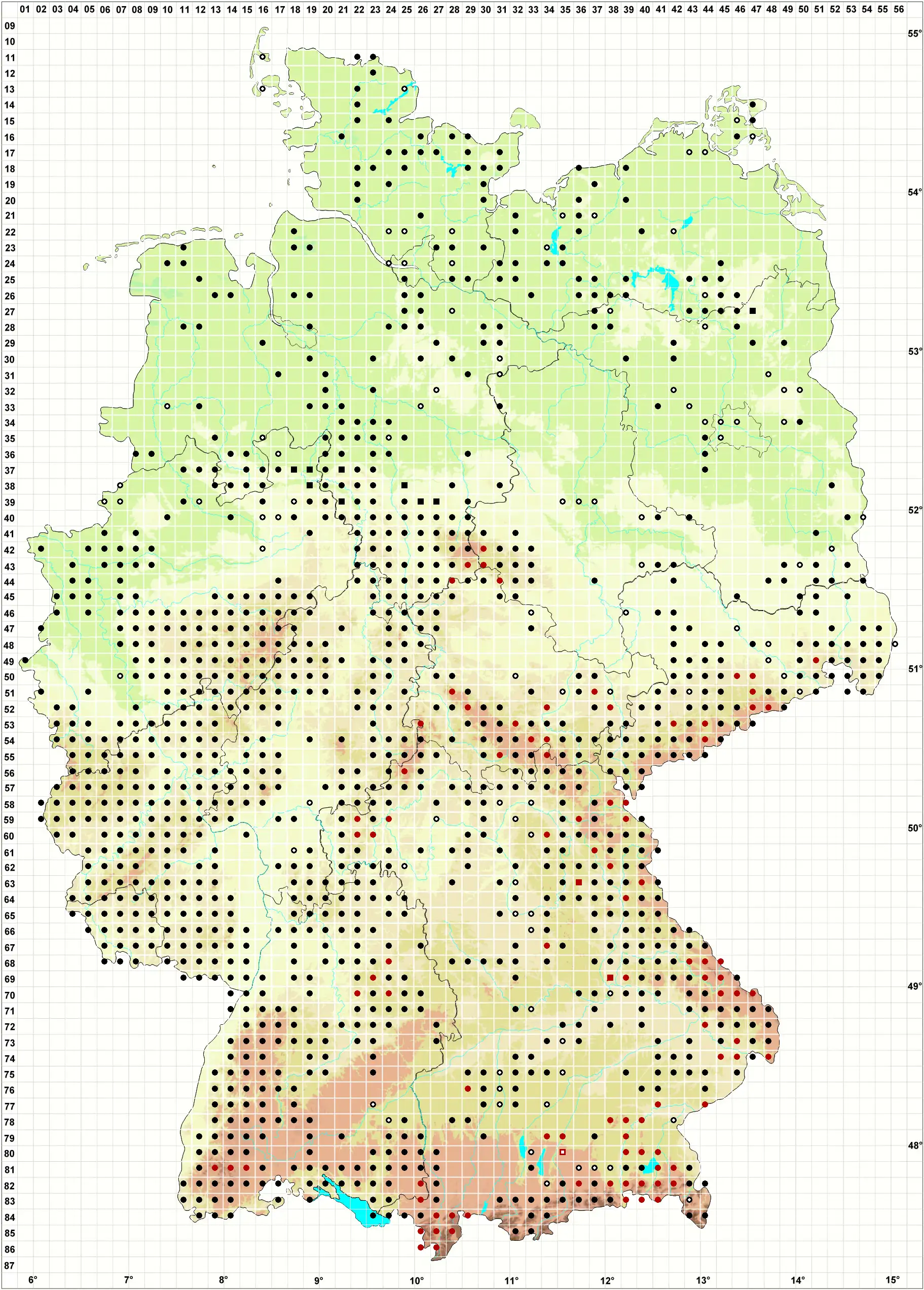 Verbreitungskarte