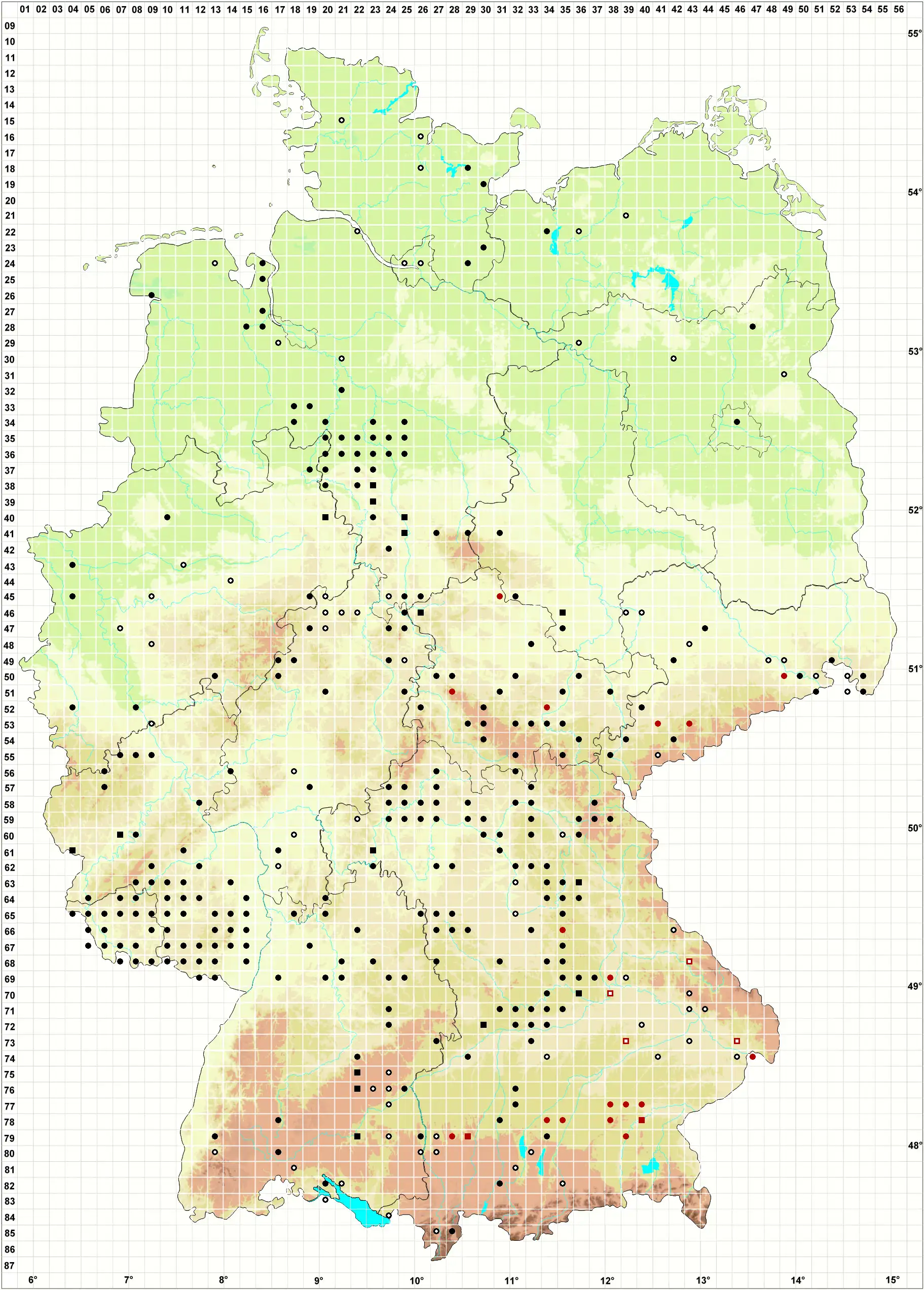 Verbreitungskarte