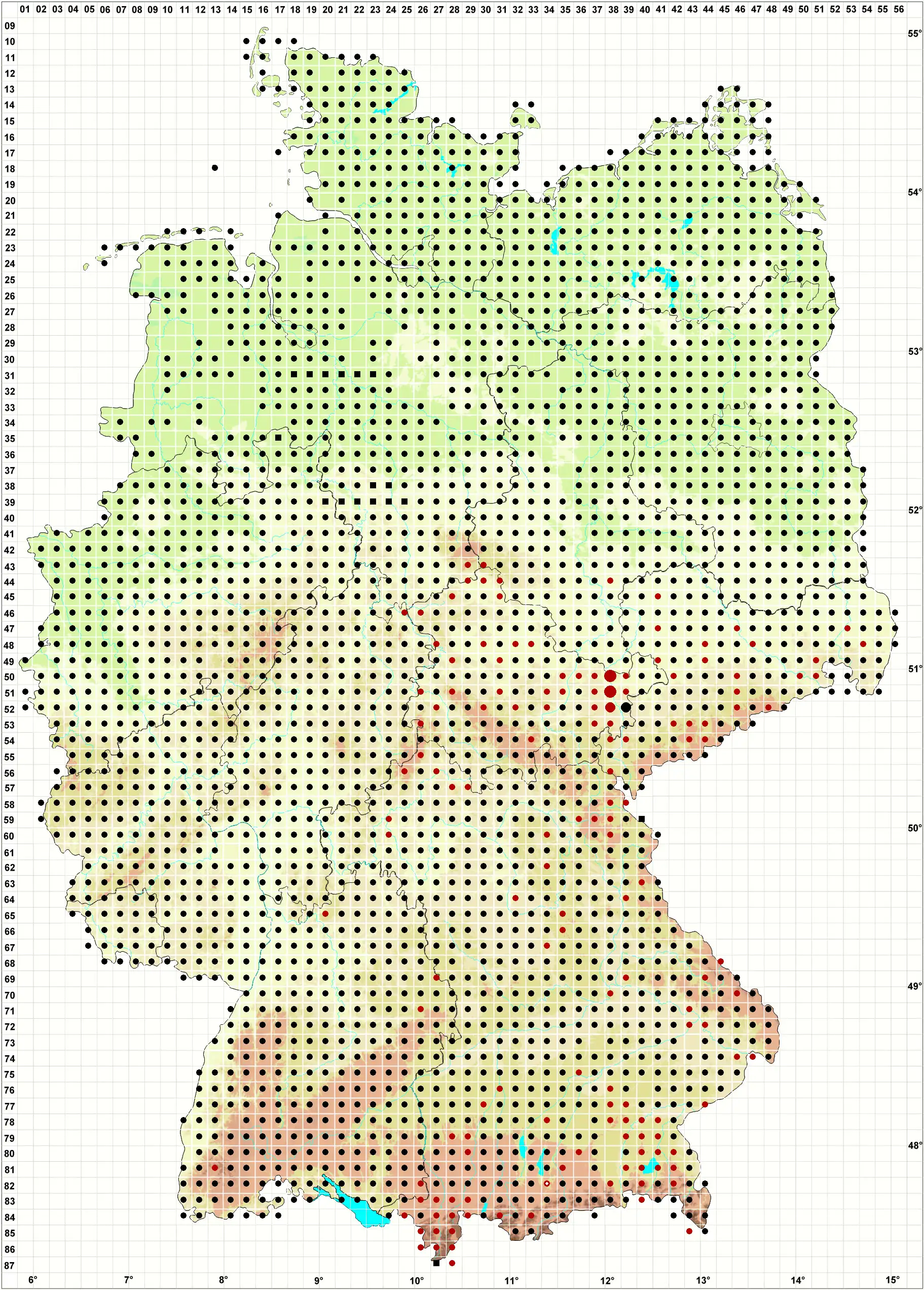 Verbreitungskarte