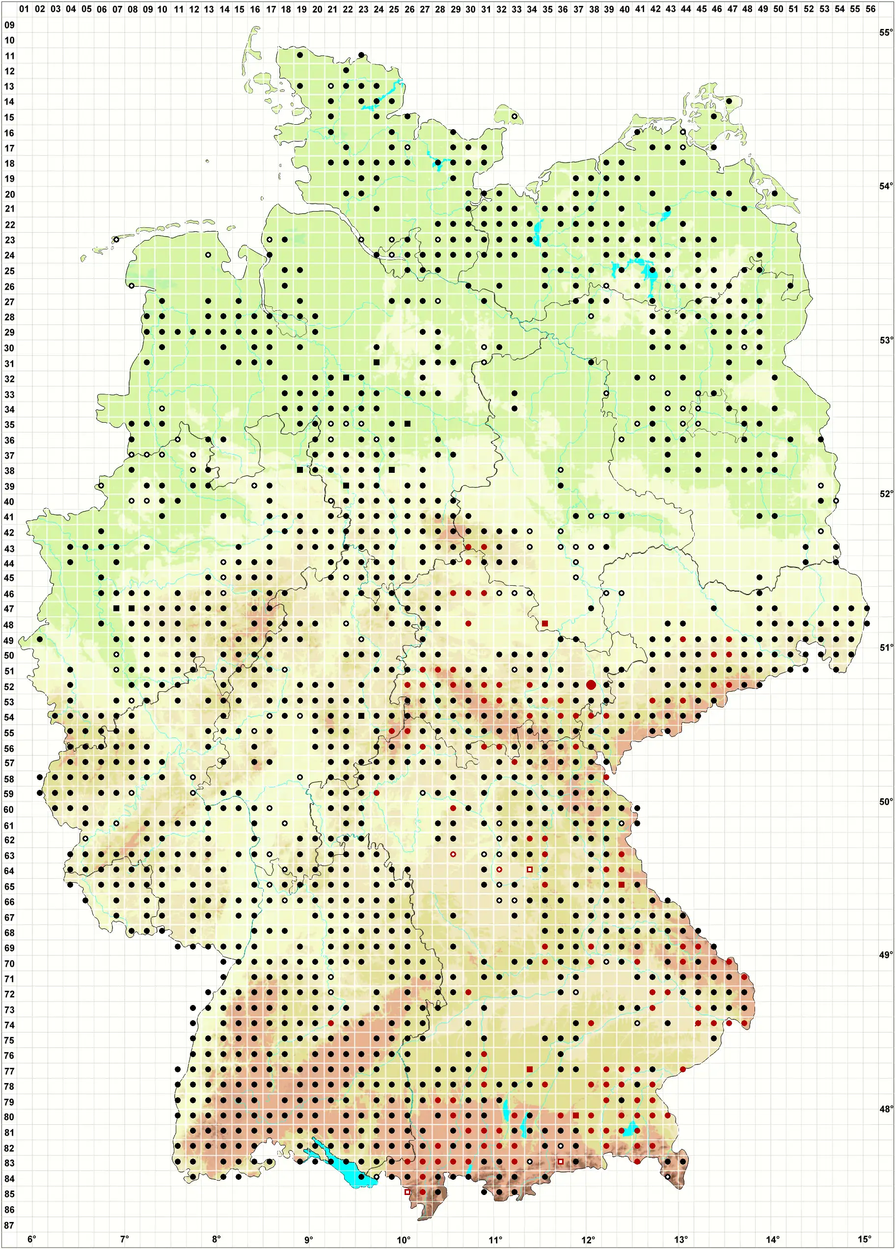 Verbreitungskarte