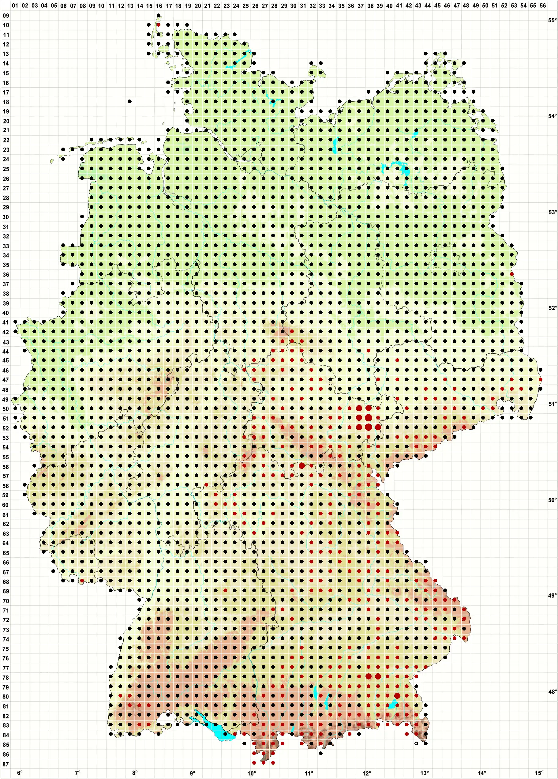 Verbreitungskarte
