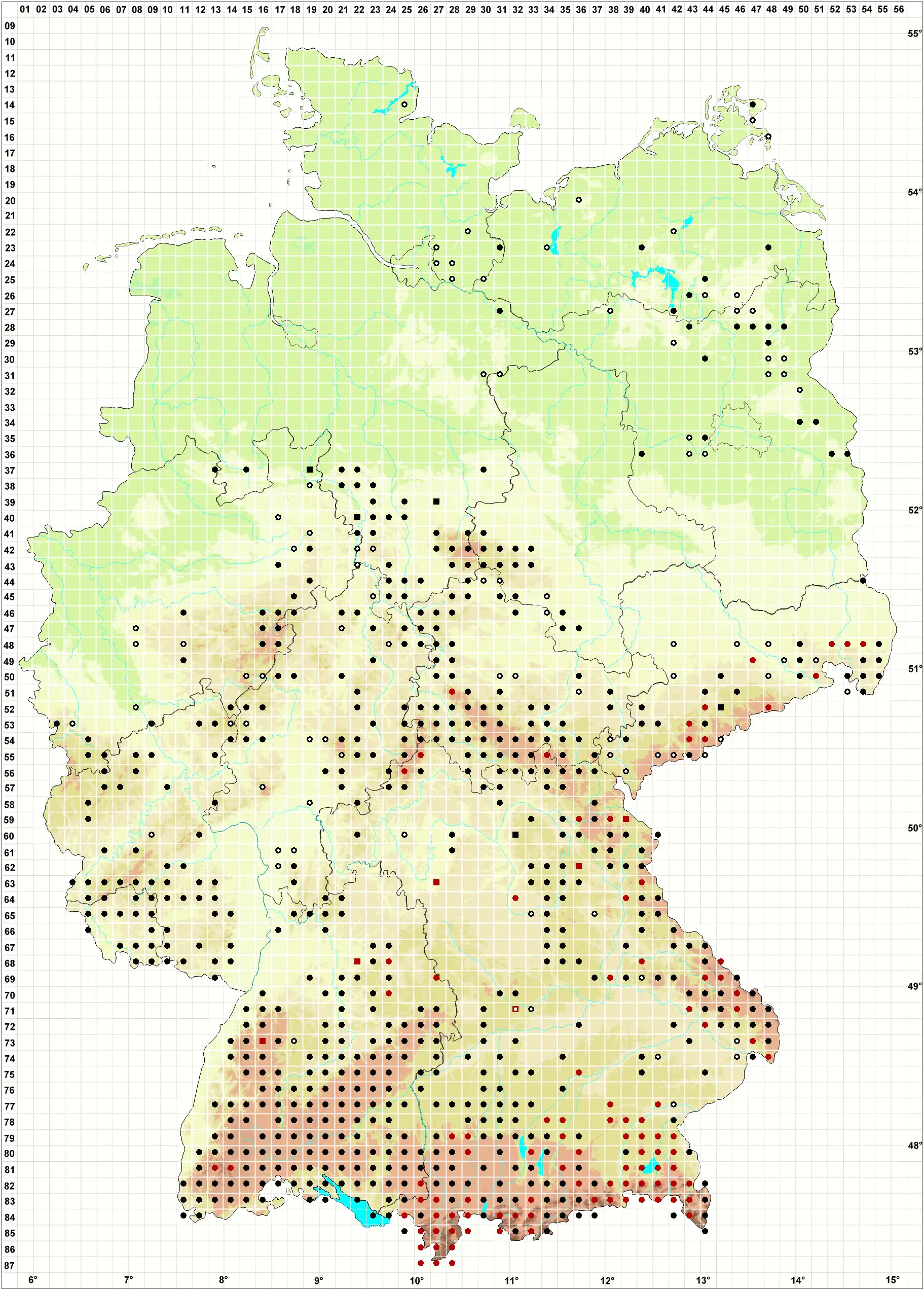 Verbreitungskarte