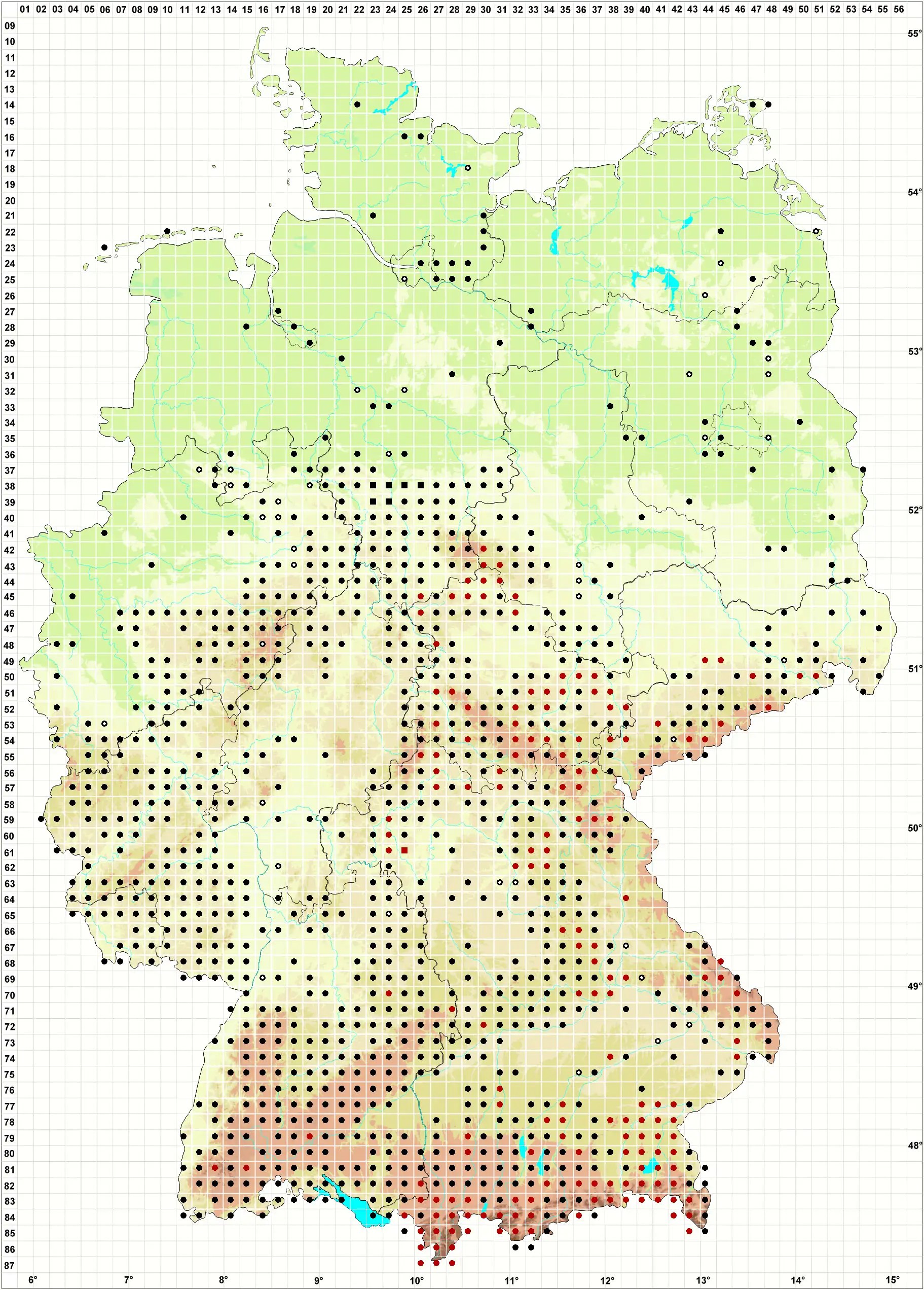 Verbreitungskarte