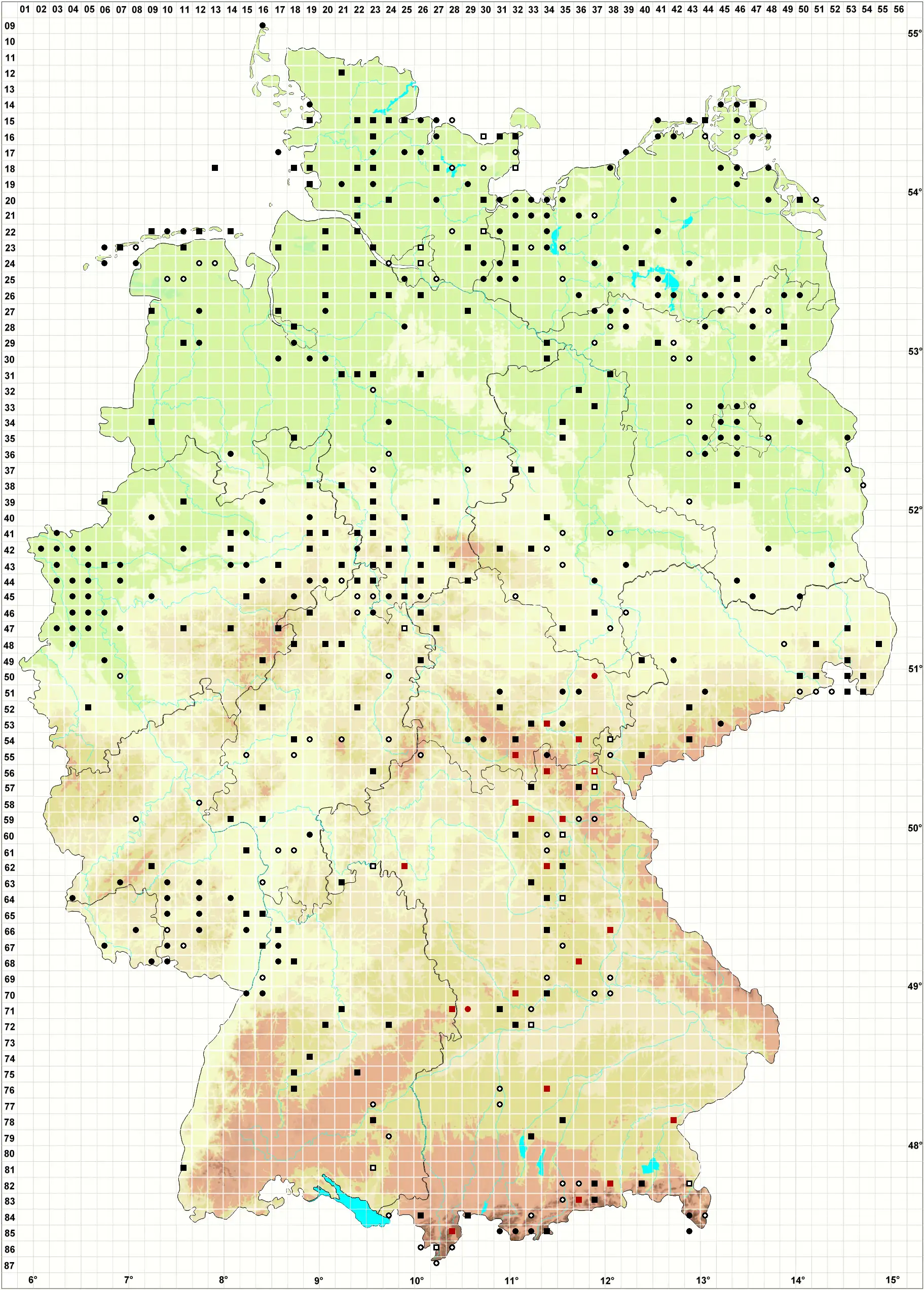 Verbreitungskarte
