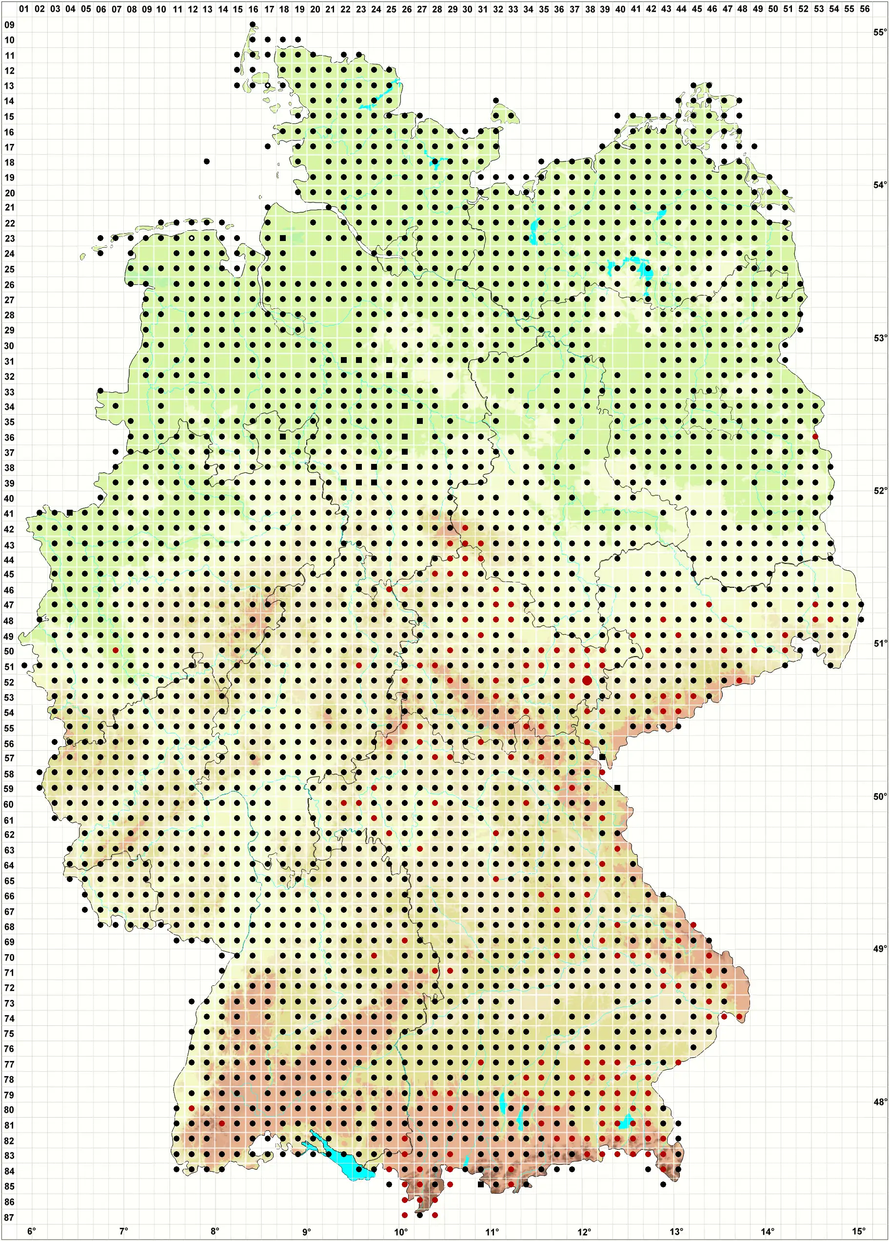 Verbreitungskarte