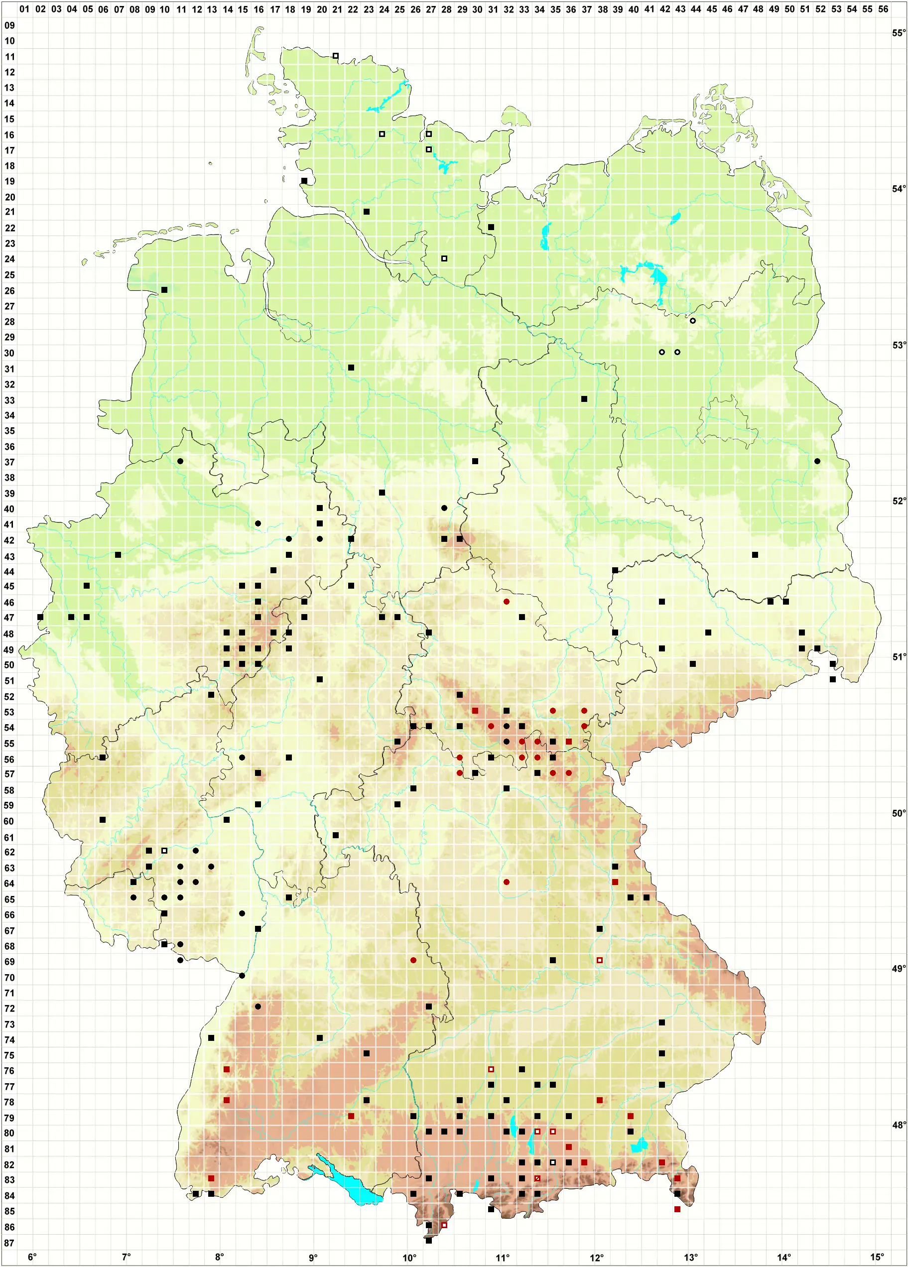 Verbreitungskarte