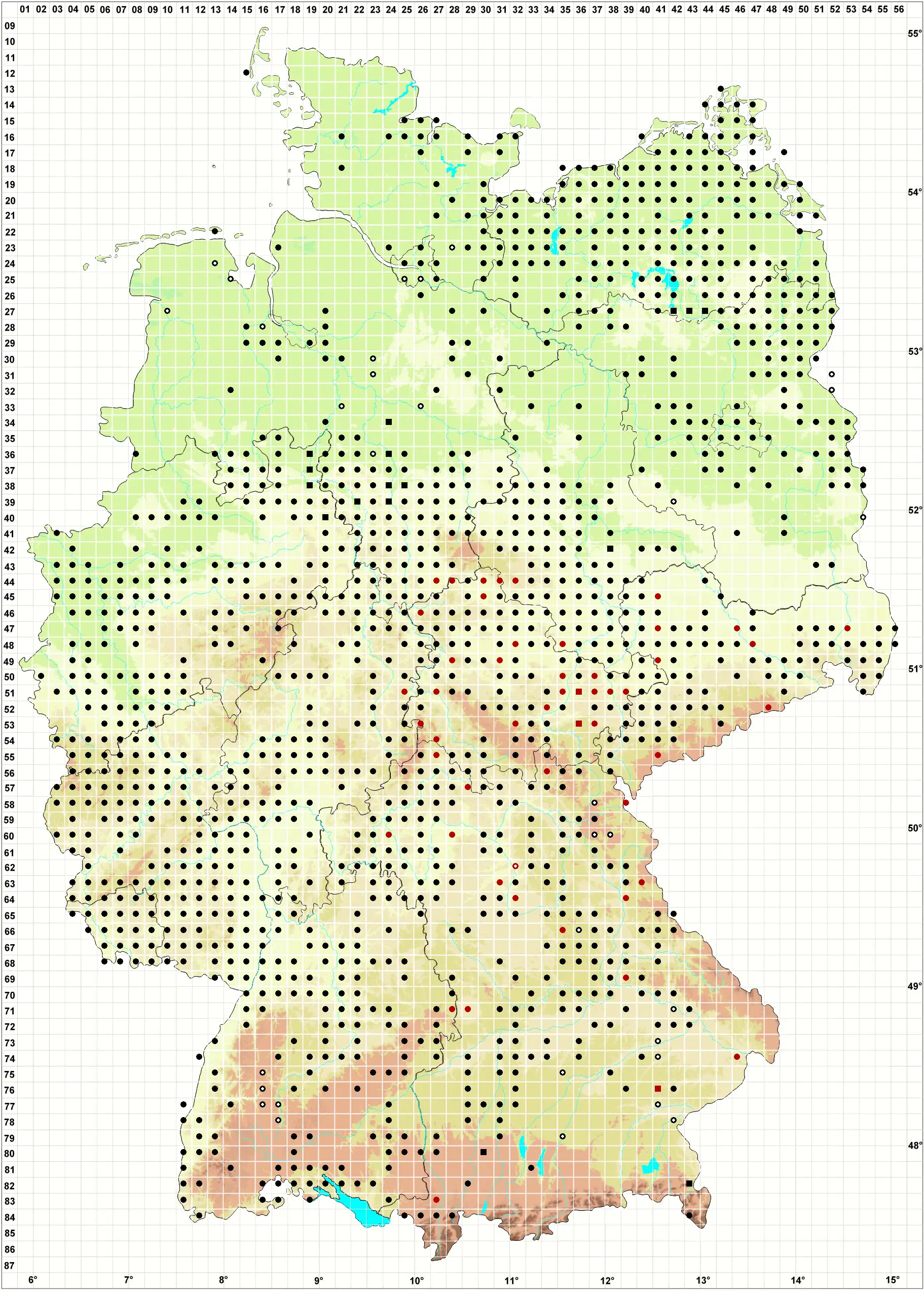 Verbreitungskarte
