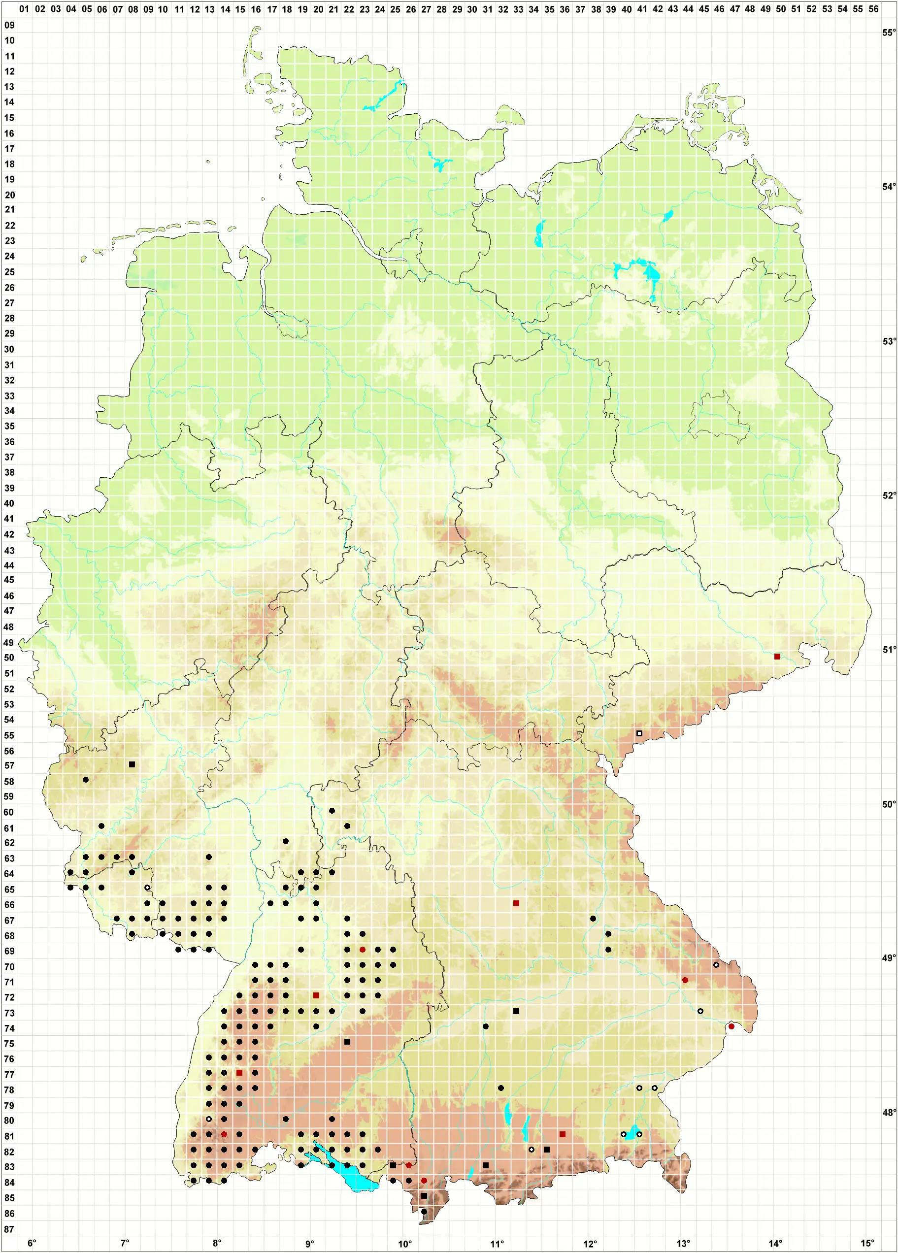 Verbreitungskarte
